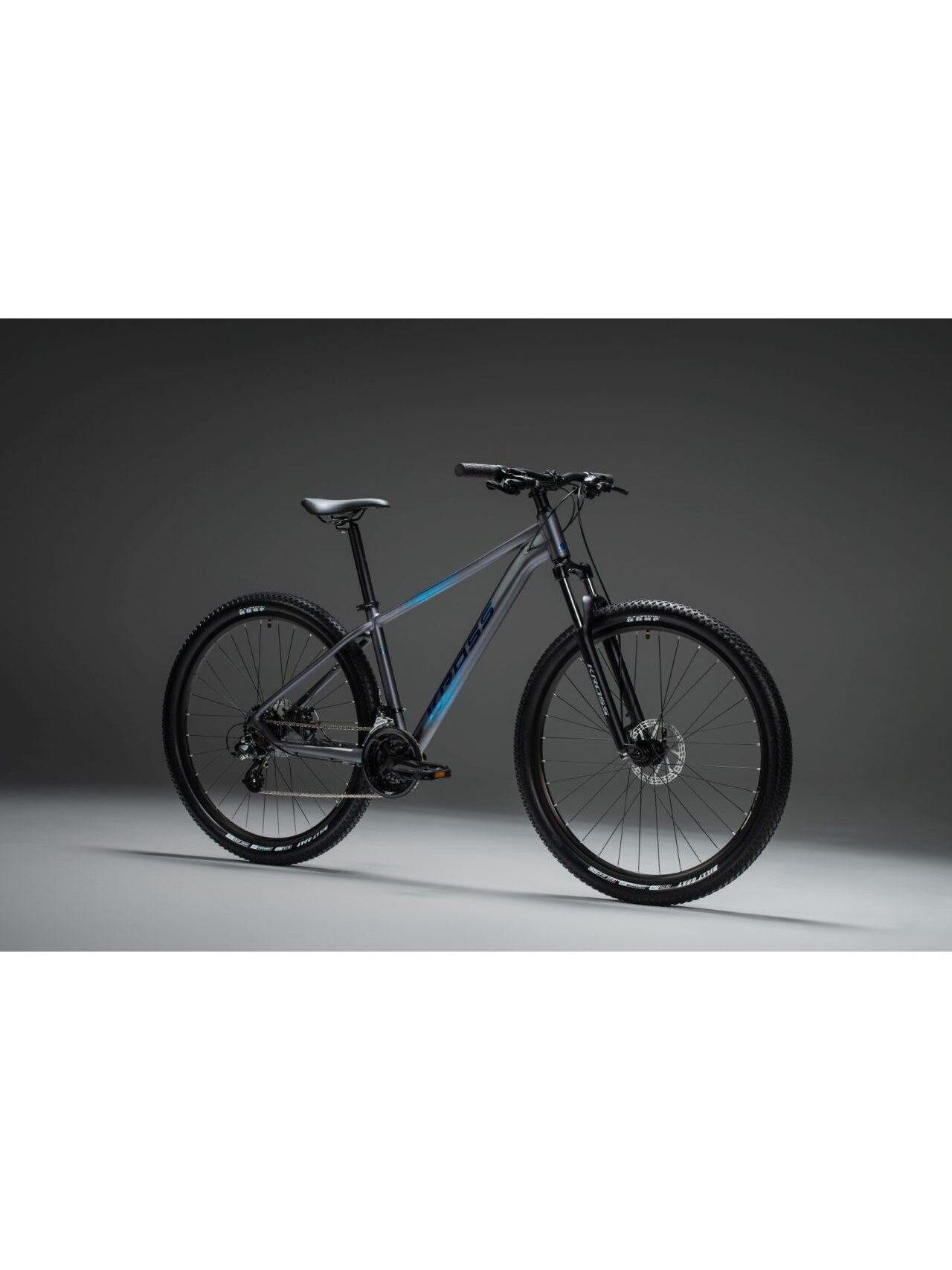 KROSS Hexagon X200 MY26 / Grey-Blue Matte / kalnų (MTB) dviratis (27.5") 1