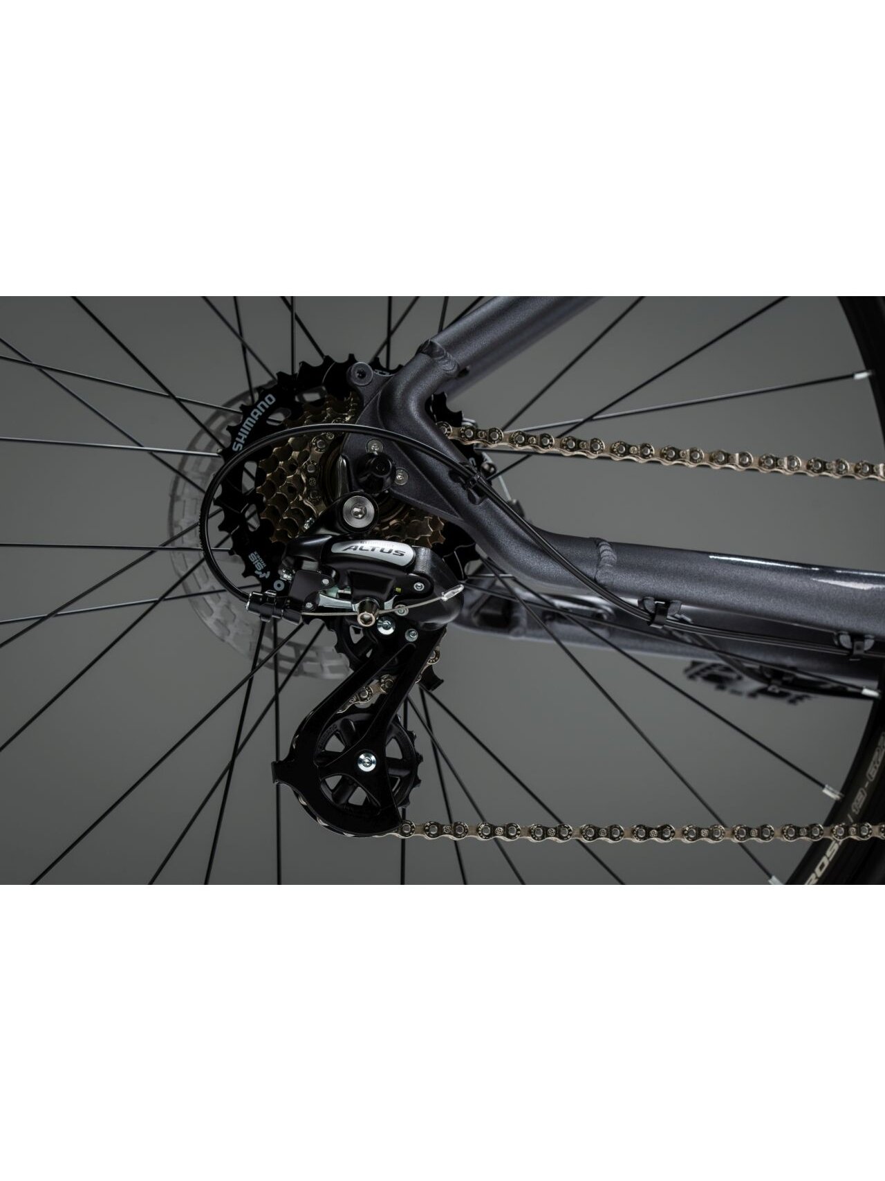 KROSS Hexagon X200 MY26 / Grey-Blue Matte / kalnų (MTB) dviratis (27.5") 2 KROSS Hexagon X200 MY26 / Grey-Blue Matte / kalnų (MTB) dviratis (27.5") 2