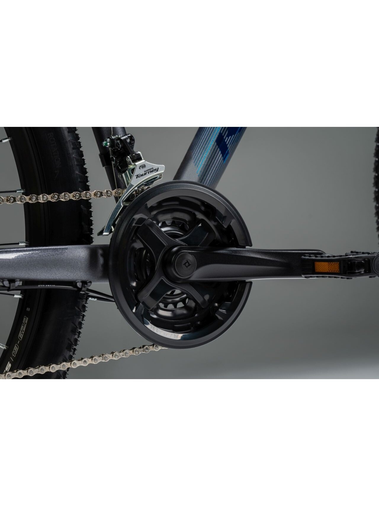 KROSS Hexagon X200 MY26 / Grey-Blue Matte / kalnų (MTB) dviratis (27.5") 3 KROSS Hexagon X200 MY26 / Grey-Blue Matte / kalnų (MTB) dviratis (27.5") 3