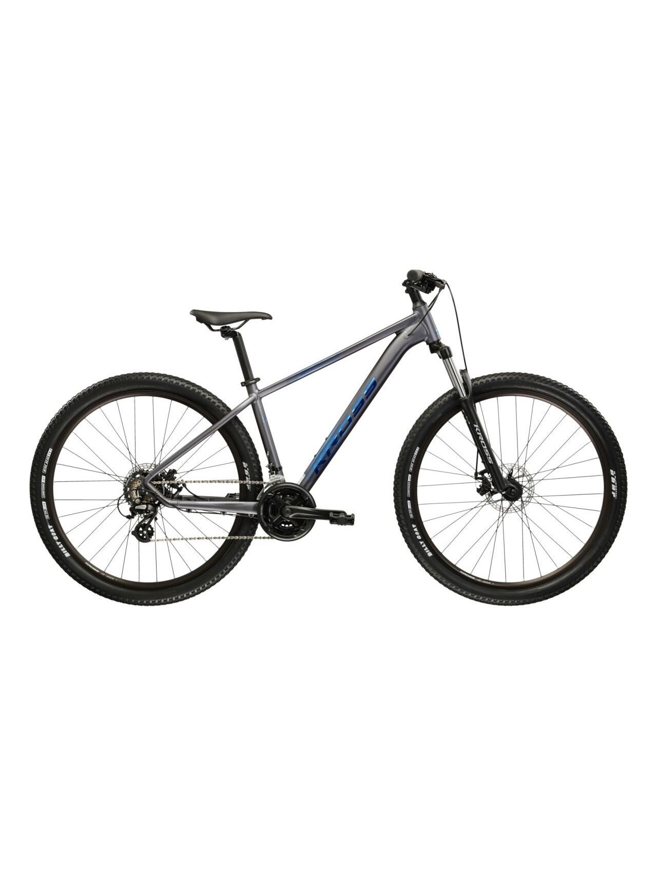KROSS Hexagon X200 MY26 / Grey-Blue Matte / kalnų (MTB) dviratis (27.5")
