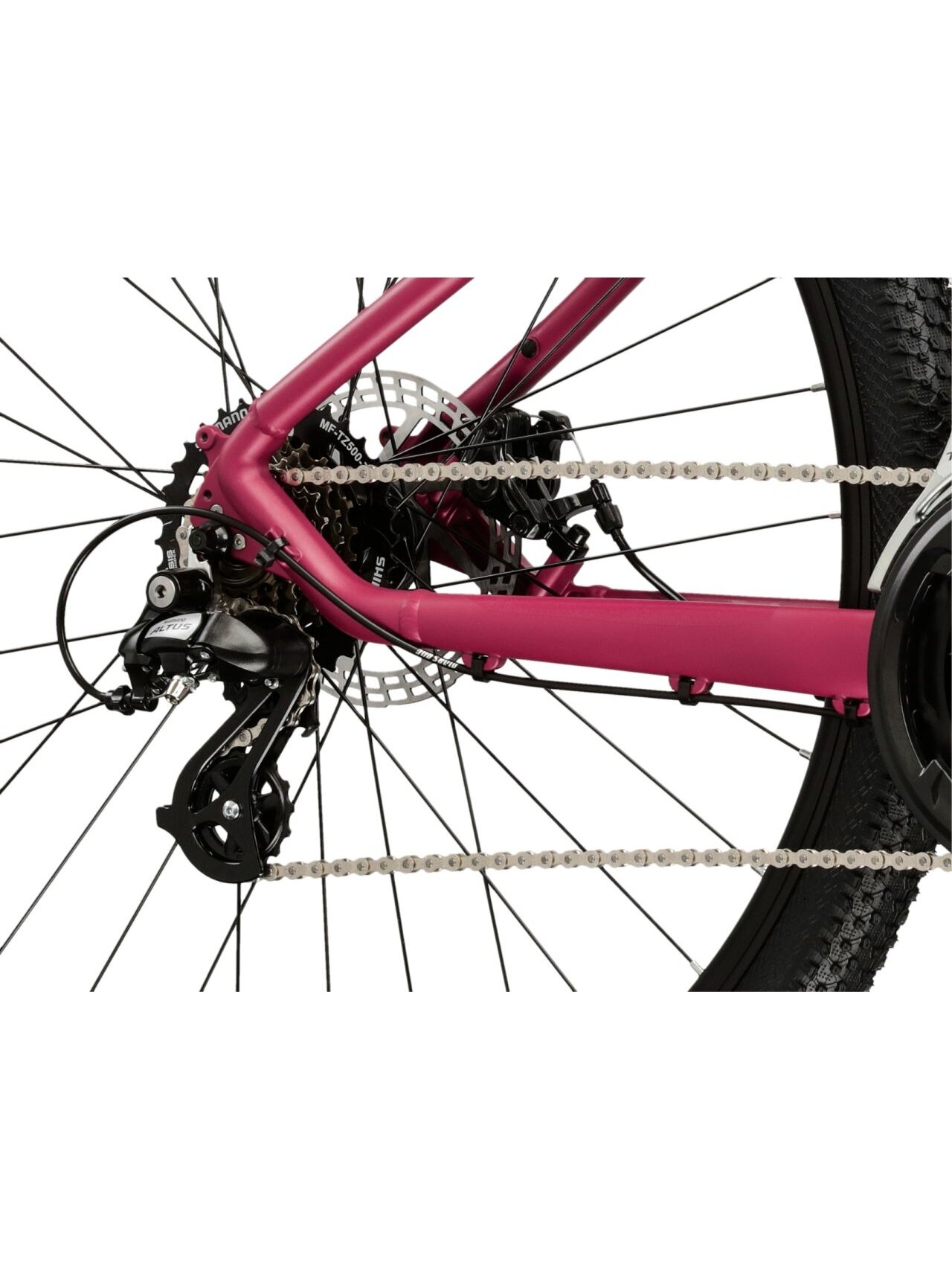 KROSS Lea 2.0 D MY26 / Pink-Silver Gloss / moteriškas kalnų (MTB) dviratis (29") 6 KROSS Lea 2.0 D MY26 / Pink-Silver Gloss / moteriškas kalnų (MTB) dviratis (29") 6