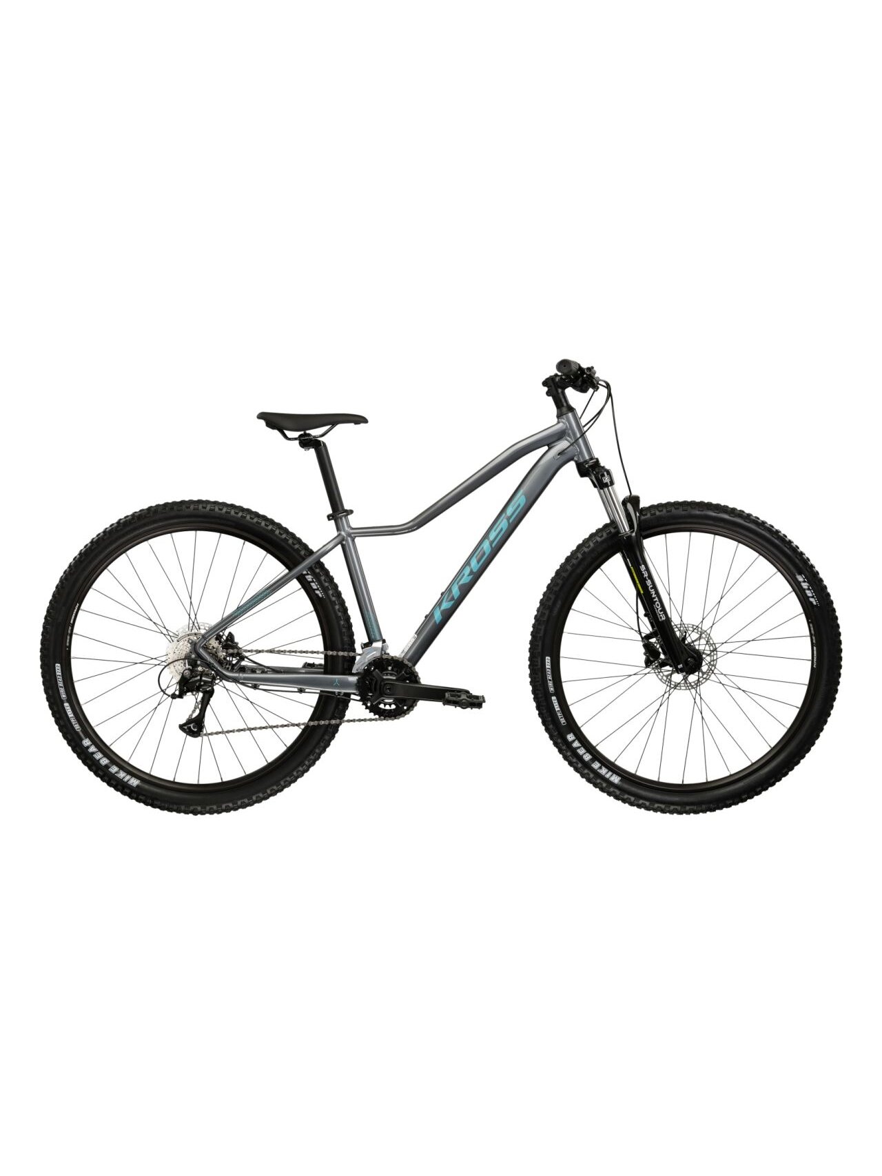 KROSS Lea 4.0 D MY26 / Grey-Turquoise Glossy / moteriškas kalnų dviratis