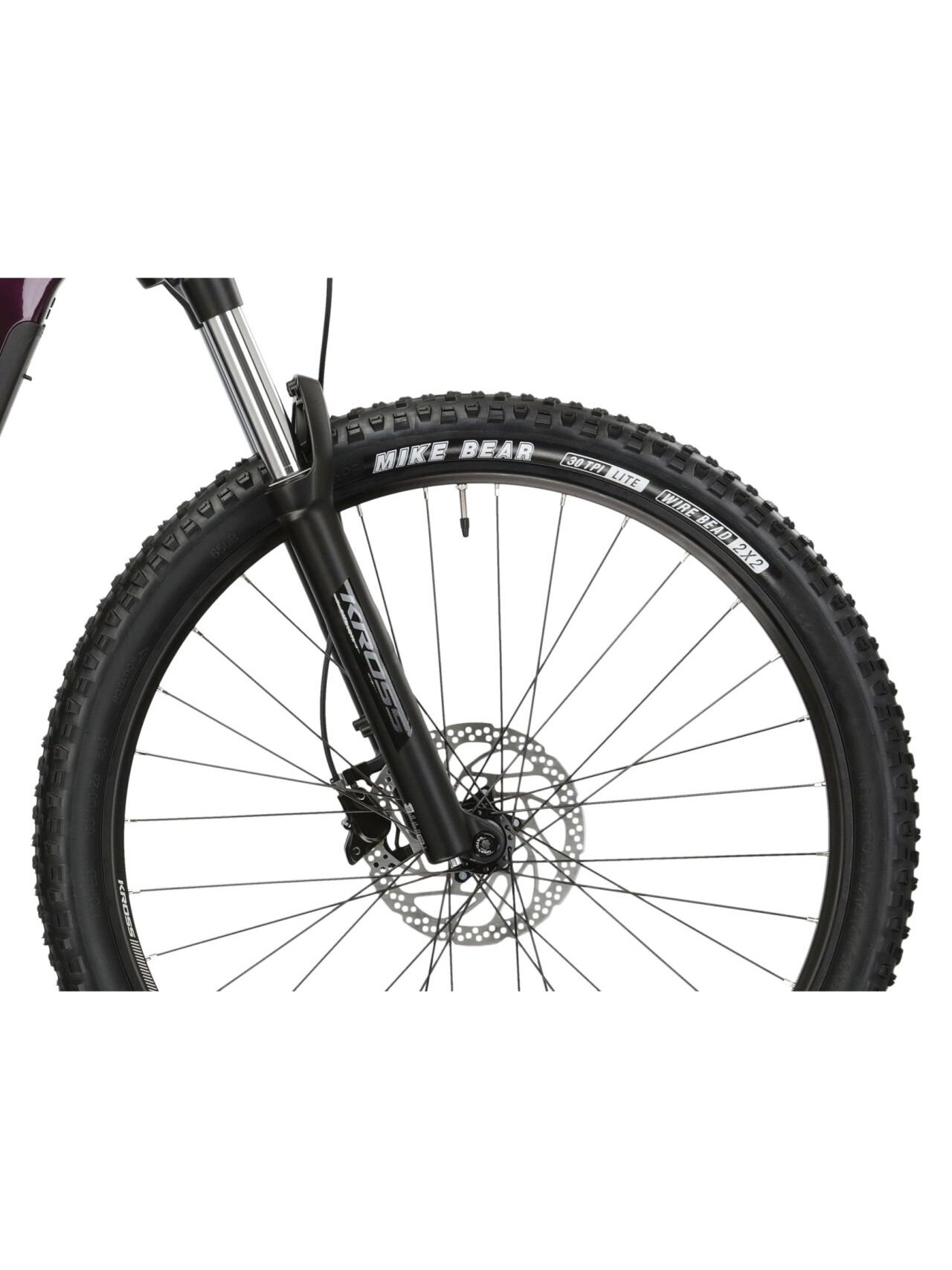 KROSS Lea Boost 5.0 D / 500 Wh / Purple-Black Gloss / elektrinis moteriškas kalnų (MTB) dviratis 10