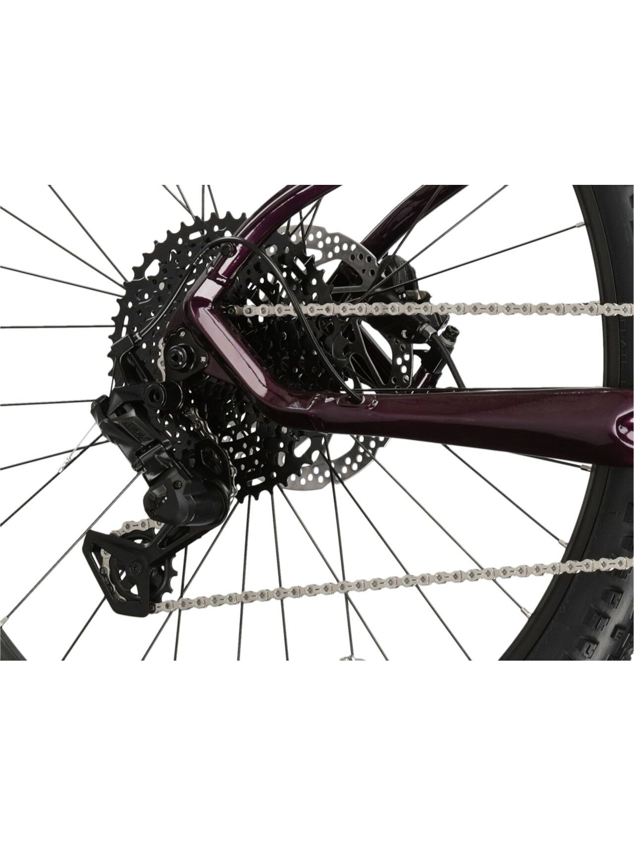 KROSS Lea Boost 5.0 D / 500 Wh / Purple-Black Gloss / elektrinis moteriškas kalnų (MTB) dviratis 8