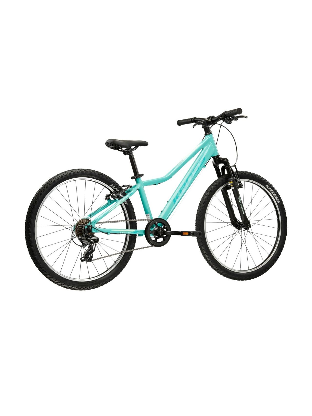 KROSS Lea JR 24 D MY26 / Celadon-Green Glossy / mergaitiškas vaikiškas dviratis (24") 2
