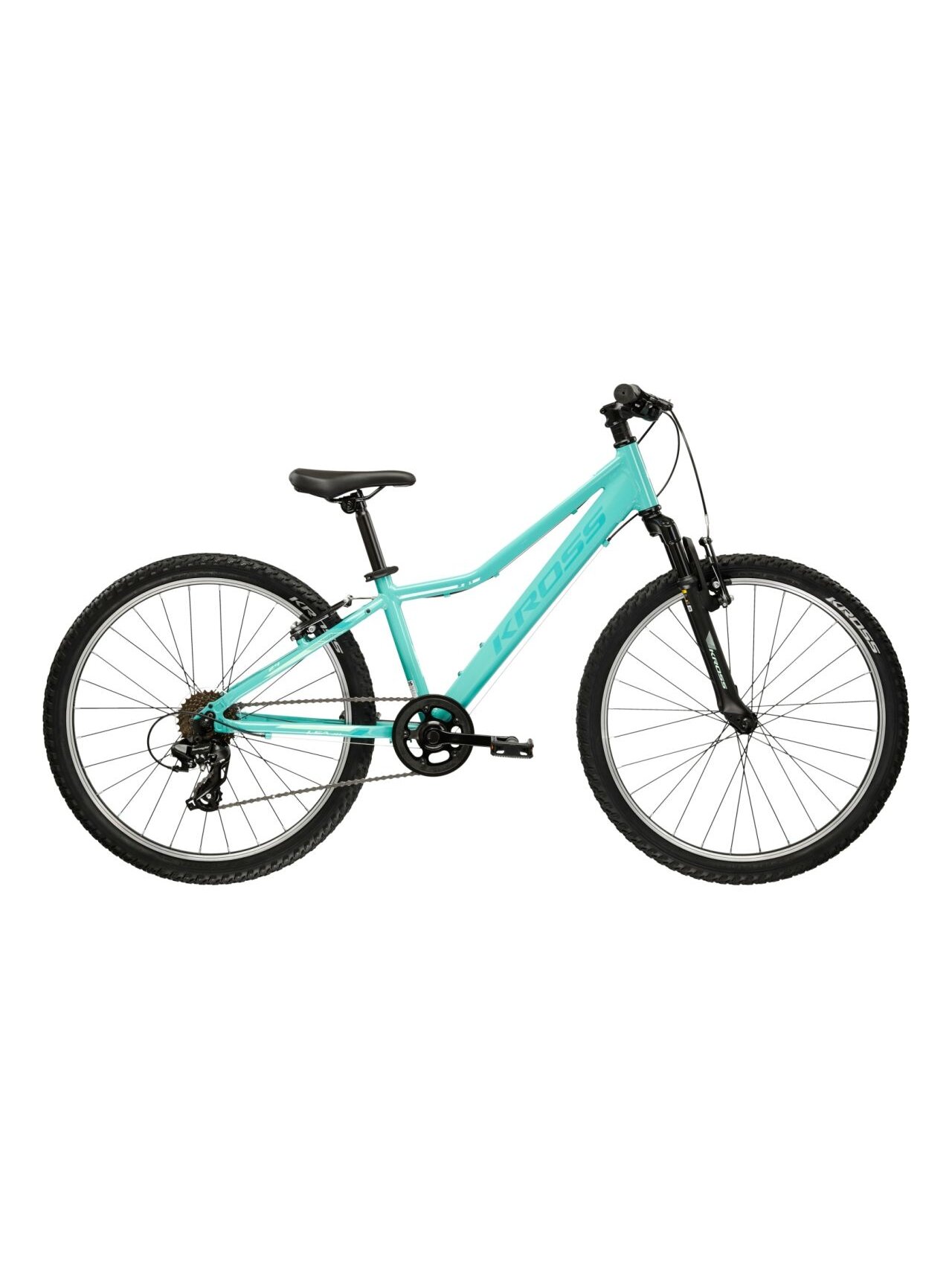 KROSS Lea JR 24 D MY26 / Celadon-Green Glossy / mergaitiškas vaikiškas dviratis (24")