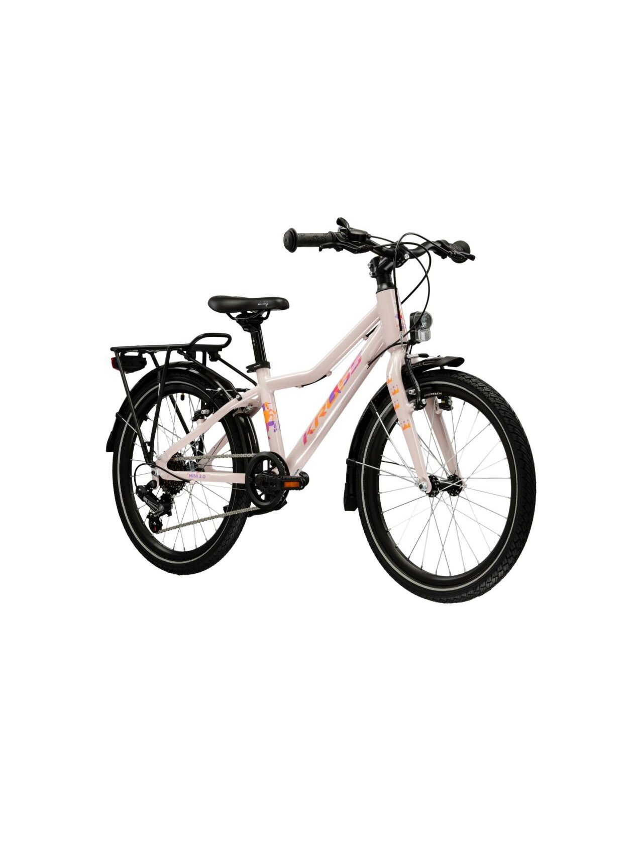 KROSS Lea Mini 3.0 EQ D / Pink Gloss / mergaitiškas vaikiškas dviratis (20") 1 KROSS Lea Mini 3.0 EQ D / Pink Gloss / mergaitiškas vaikiškas dviratis (20") 1
