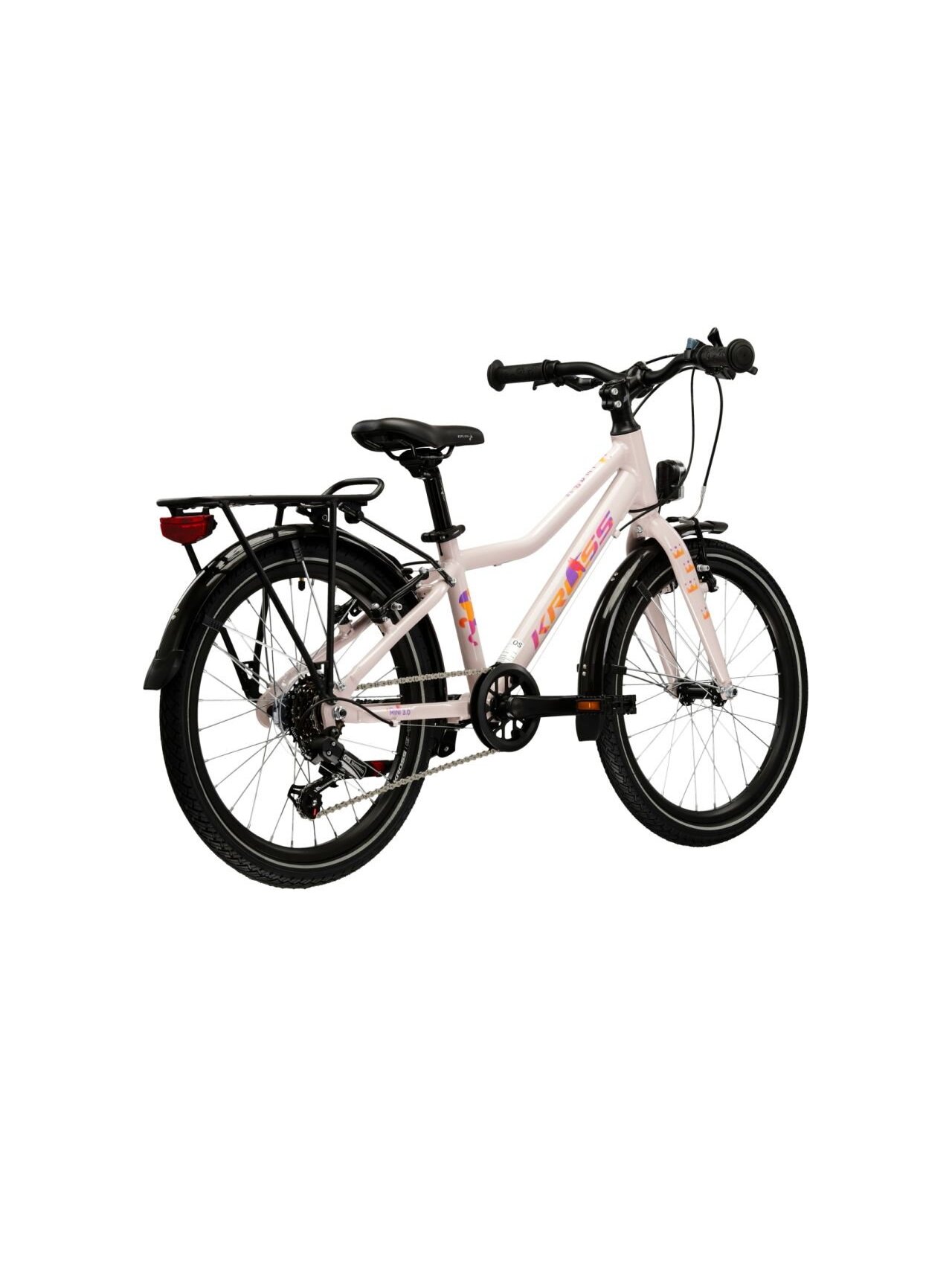 KROSS Lea Mini 3.0 EQ D / Pink Gloss / mergaitiškas vaikiškas dviratis (20") 2 KROSS Lea Mini 3.0 EQ D / Pink Gloss / mergaitiškas vaikiškas dviratis (20") 2