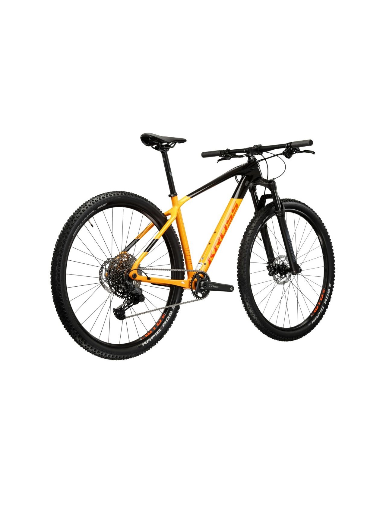 KROSS Level 7.0 / Black-Orange Gloss / kalnų (MTB) dviratis (29") 2