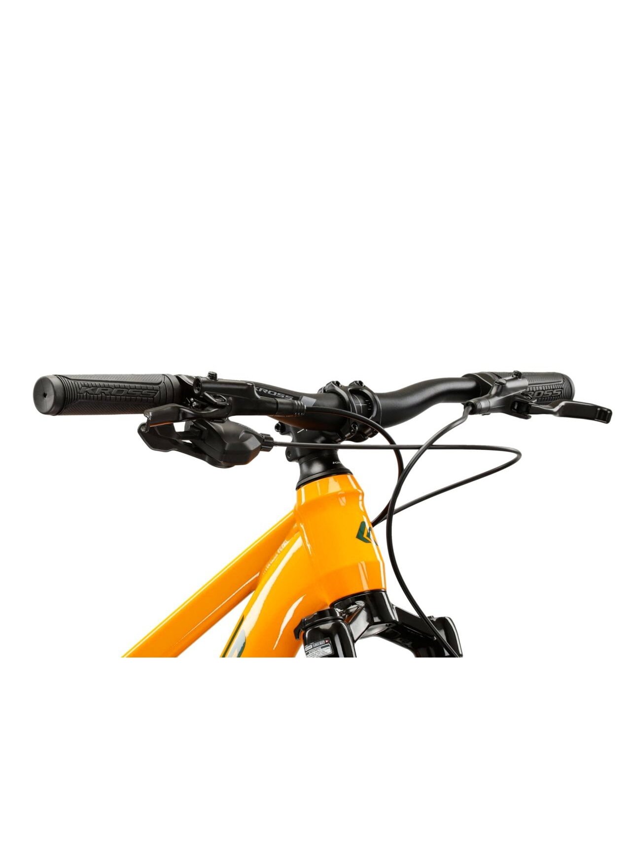 KROSS Level JR 4.0 ora-gre g vaikiškas dviratis (24") MY25 4