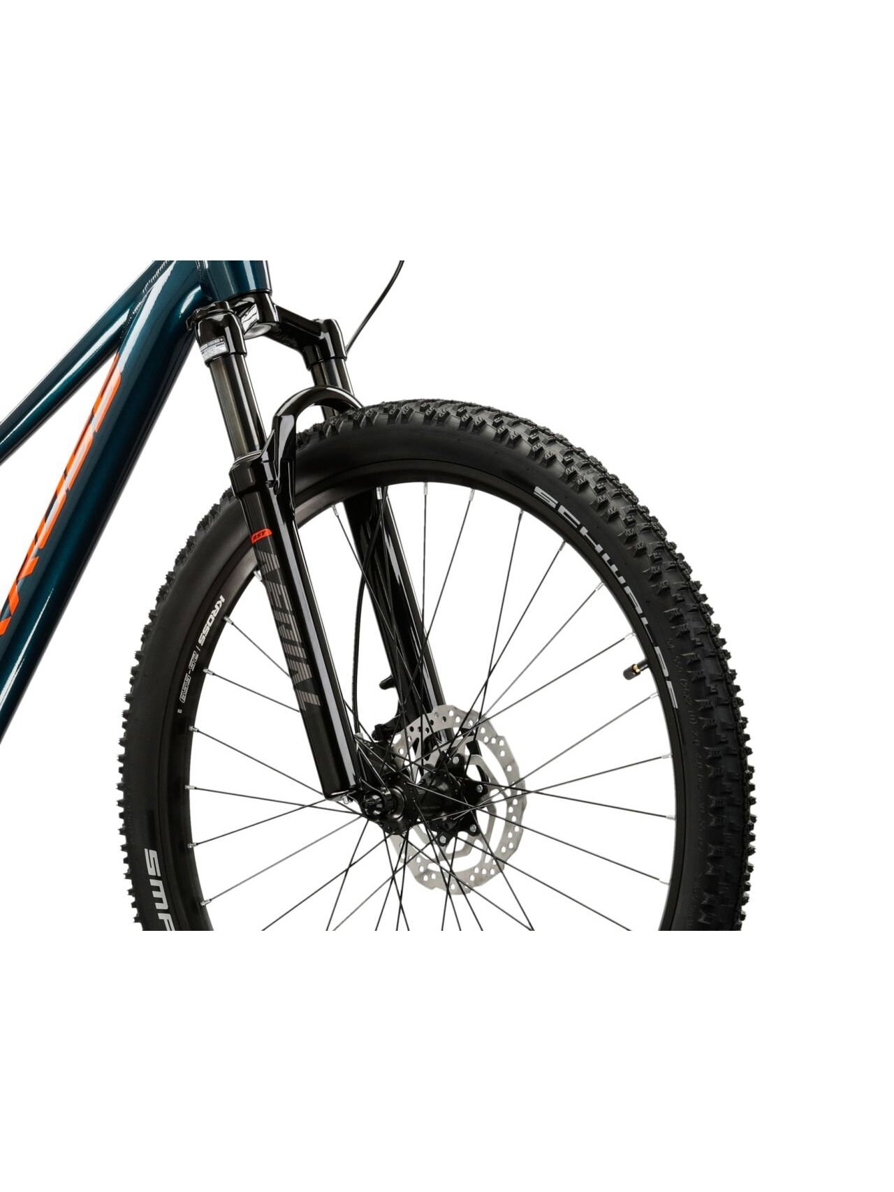 KROSS Level JR 5.0 / Turquise-Orange Gloss / vaikiškas dviratis (26") MY25 4