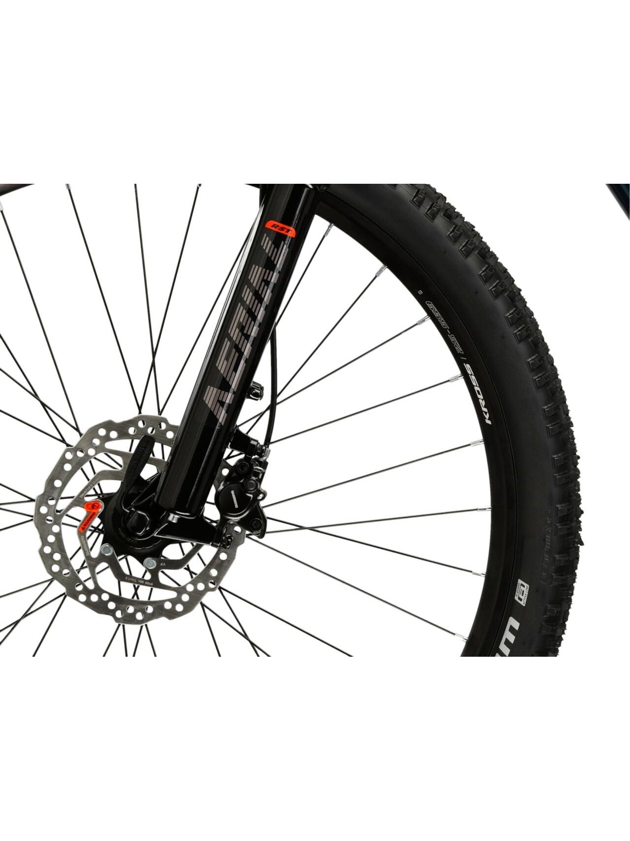 KROSS Level JR 5.0 / Turquise-Orange Gloss / vaikiškas dviratis (26") MY25 5