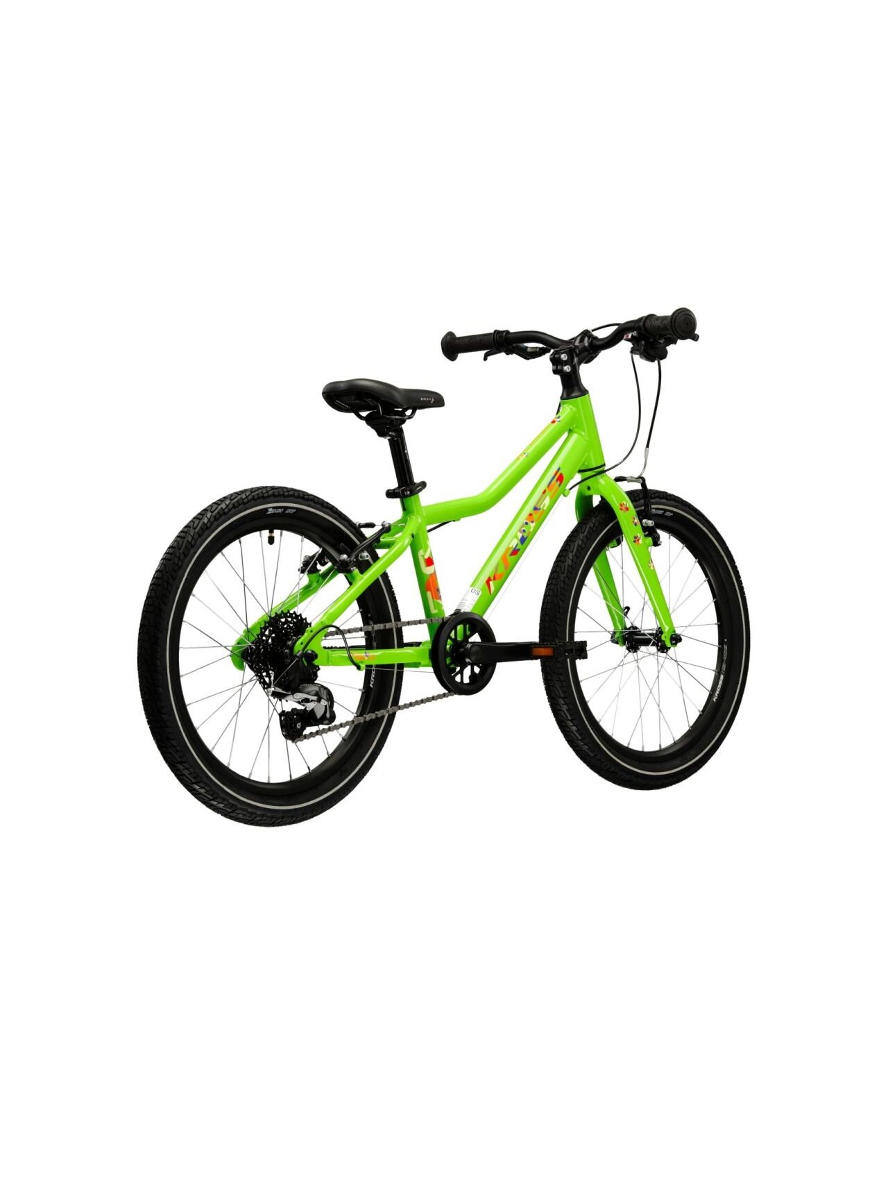 KROSS Level Mini 3.0 Light / Green-Orange Gloss / vaikiškas dviratis (20") 2 KROSS Level Mini 3.0 Light / Green-Orange Gloss / vaikiškas dviratis (20") 2