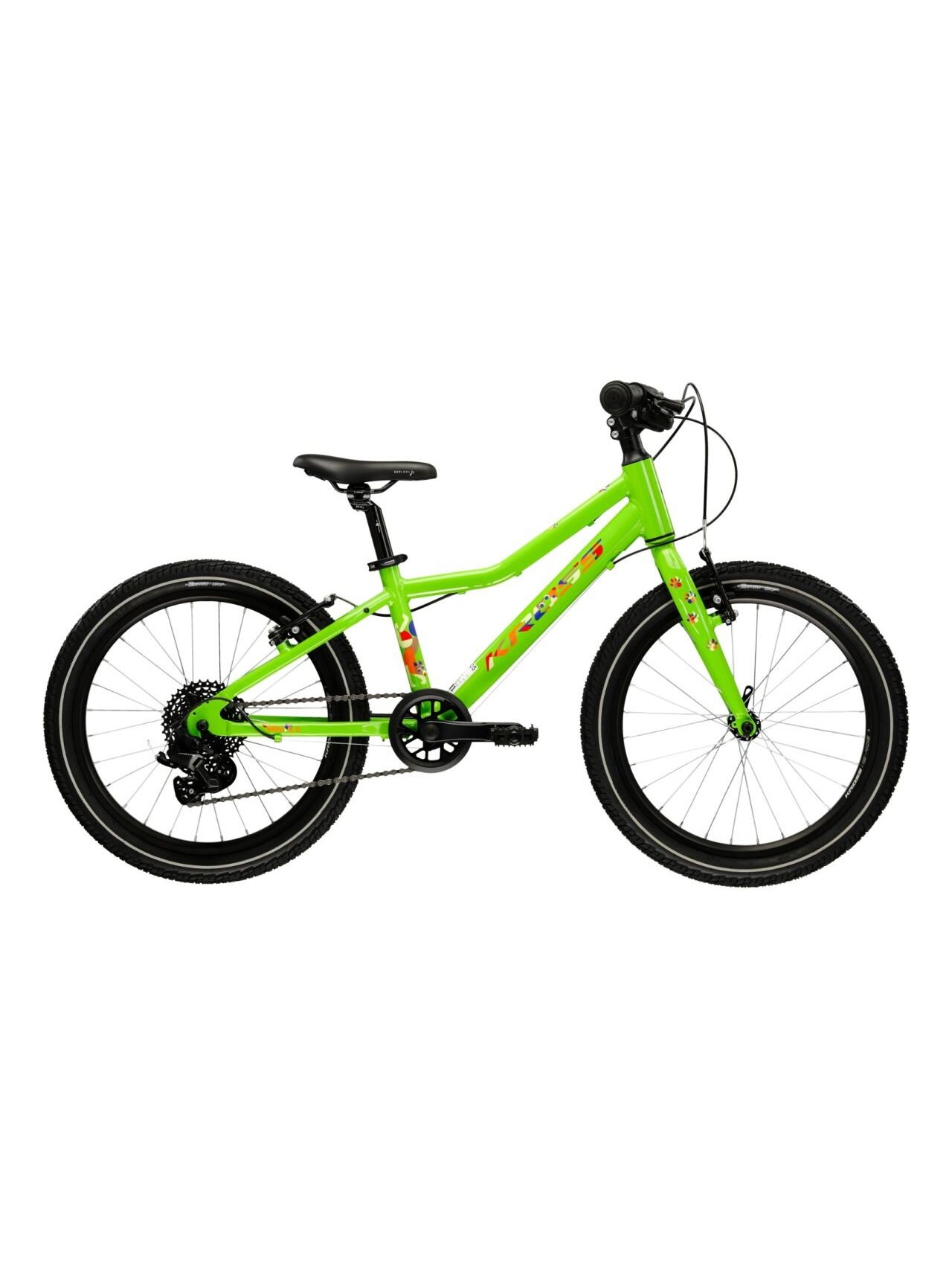 KROSS Level Mini 3.0 Light / Green-Orange Gloss / vaikiškas dviratis (20") KROSS Level Mini 3.0 Light / Green-Orange Gloss / vaikiškas dviratis (20")