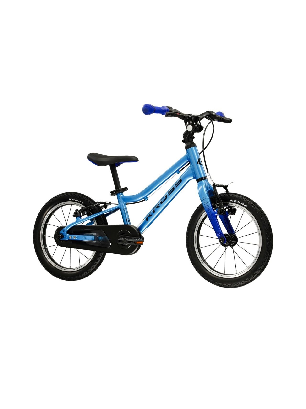 KROSS Liftie 14 MY26 / Blue-Black Gloss / lengvas vaikiškas dviratis (14") 1