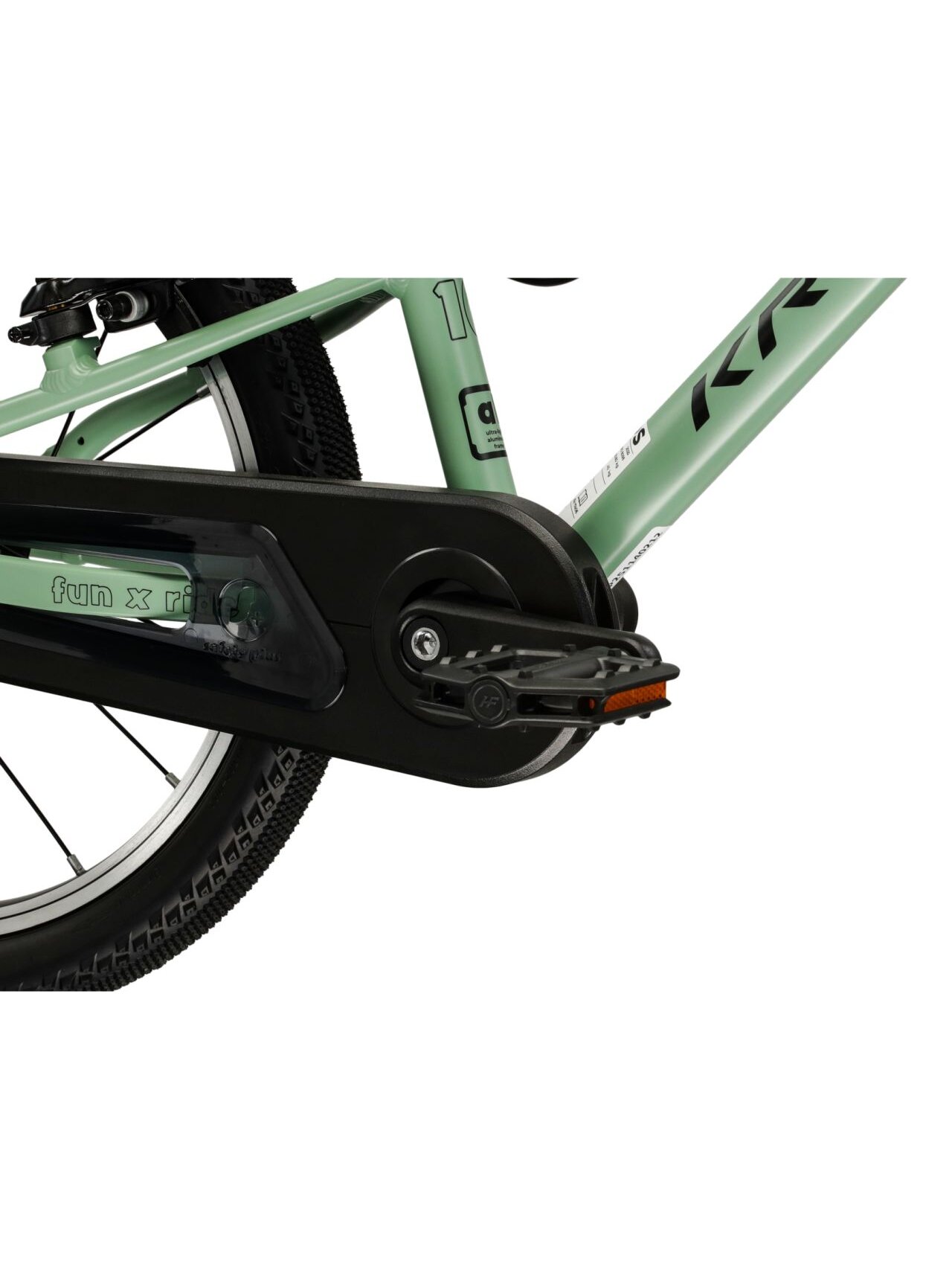 KROSS Liftie 16 MY26 / Green-Black Gloss / lengvas vaikiškas dviratis (16") 7