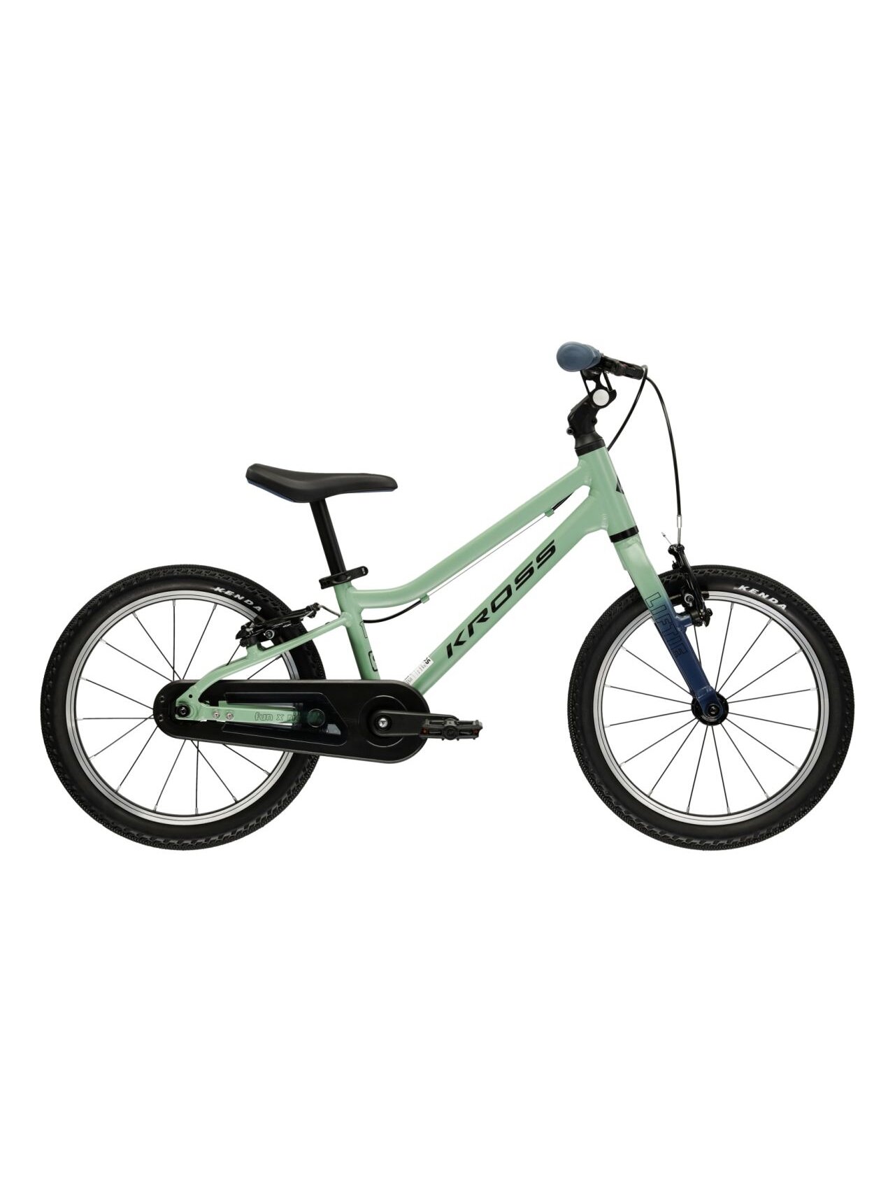KROSS Liftie 16 MY26 / Green-Black Gloss / lengvas vaikiškas dviratis (16")