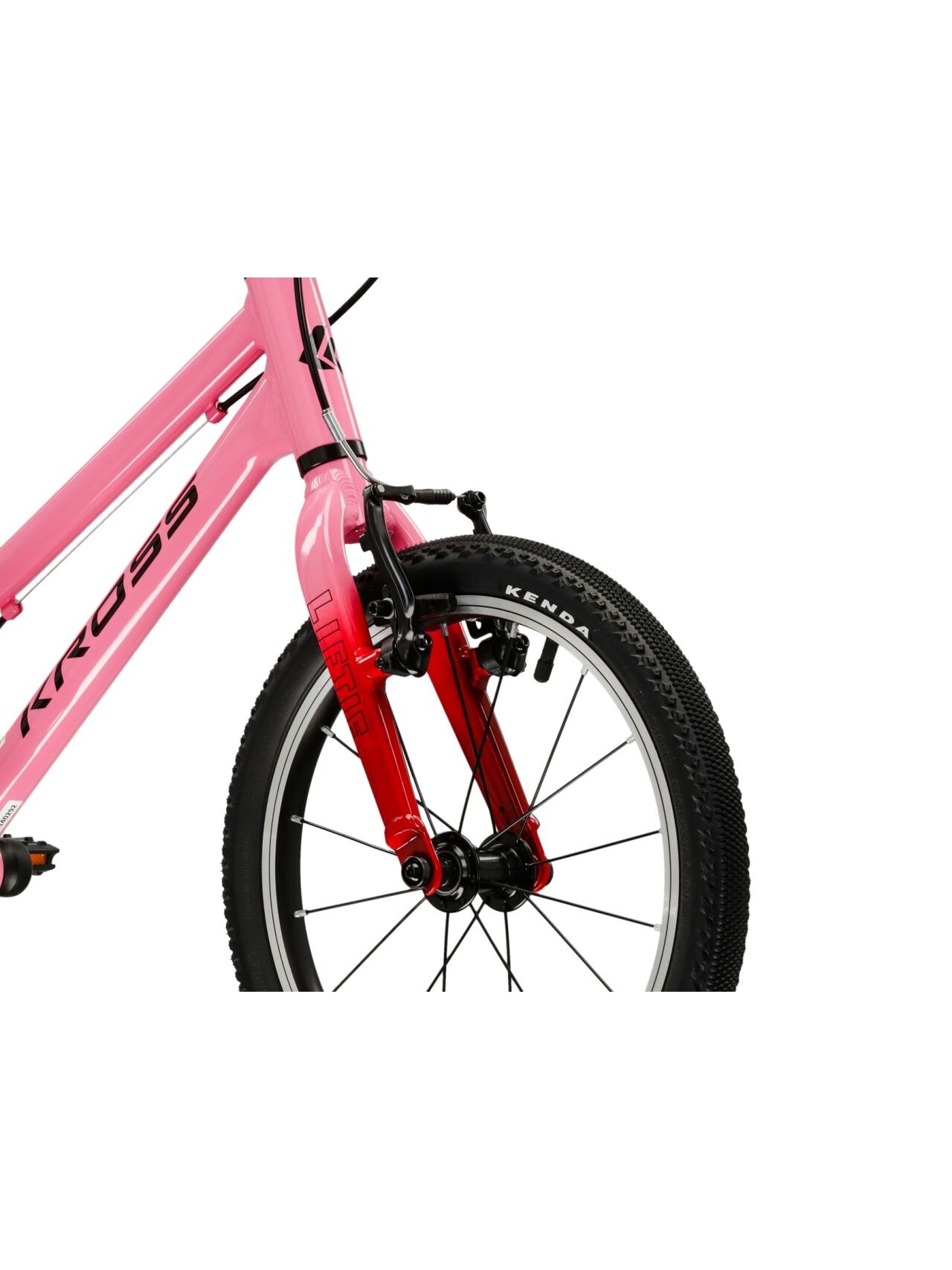 KROSS Liftie 16 MY26 / Pink-Black Gloss / lengvas vaikiškas dviratis (16") 5
