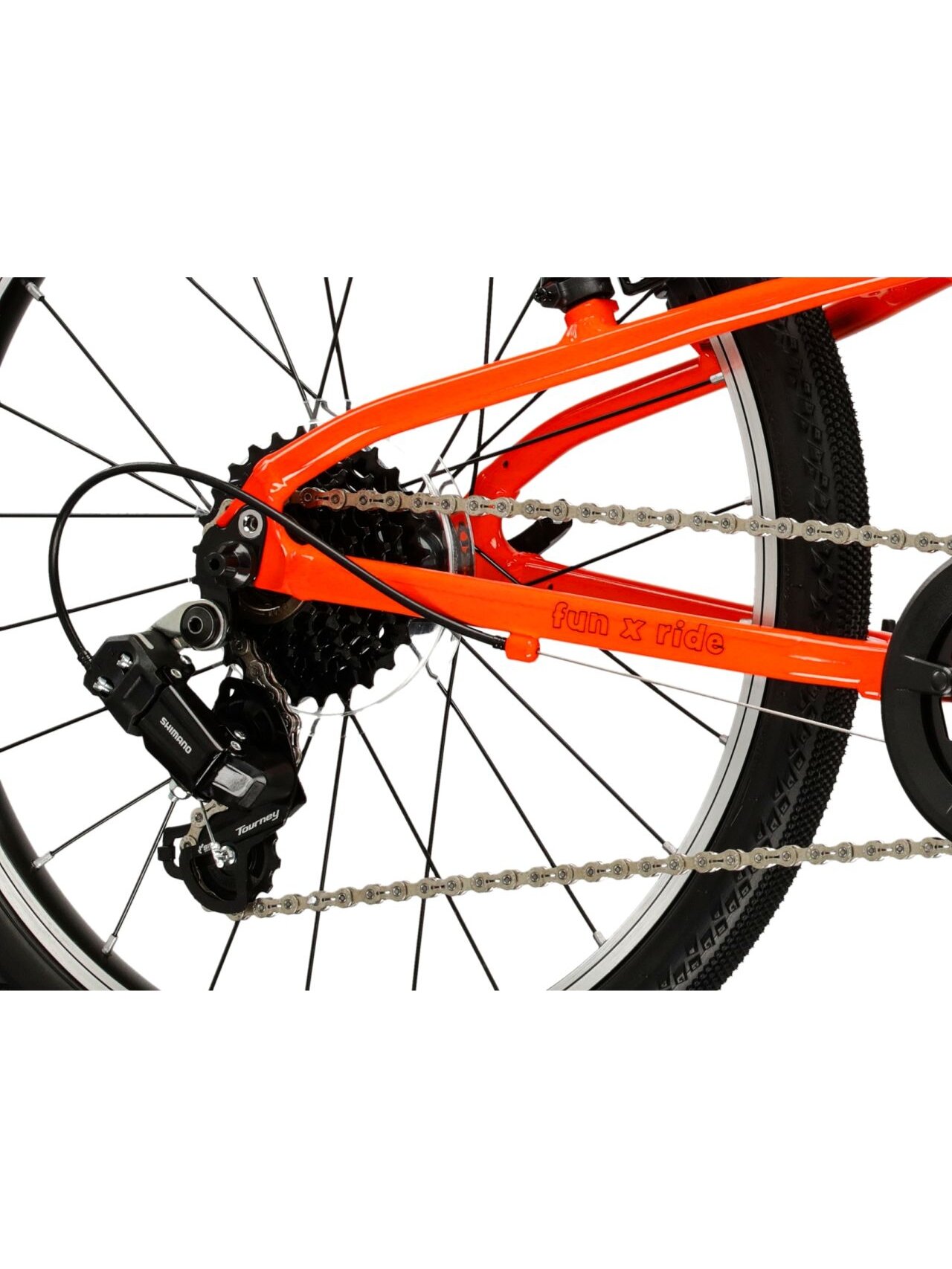 KROSS Liftie 20 MY26 / Orange-Black Gloss / lengvas vaikiškas dviratis (20") 6 KROSS Liftie 20 MY26 / Orange-Black Gloss / lengvas vaikiškas dviratis (20") 6
