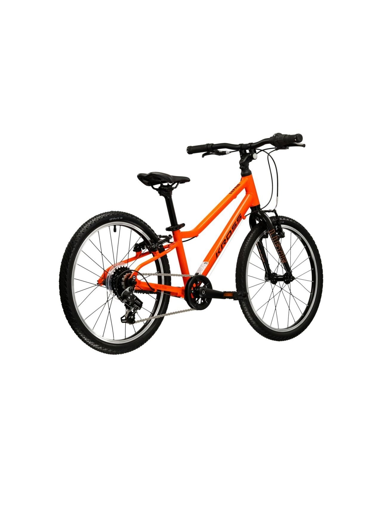 KROSS Liftie 20 U / Orange - Black Gloss / lengvas vaikiškas dviratis (20") 2 KROSS Liftie 20 U / Orange - Black Gloss / lengvas vaikiškas dviratis (20") 2