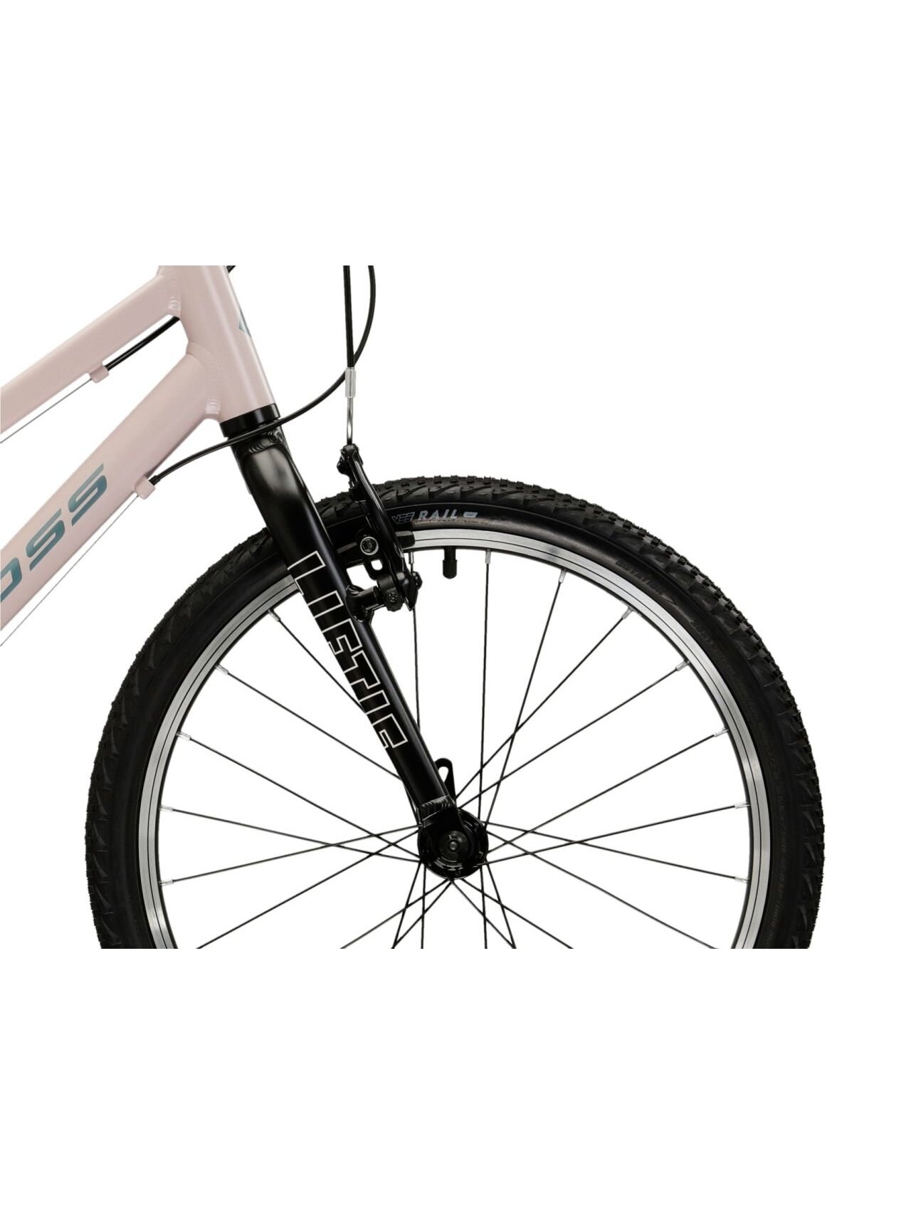 KROSS Liftie 20 U / Pink - Graphite Matte / lengvas vaikiškas dviratis (20") 4