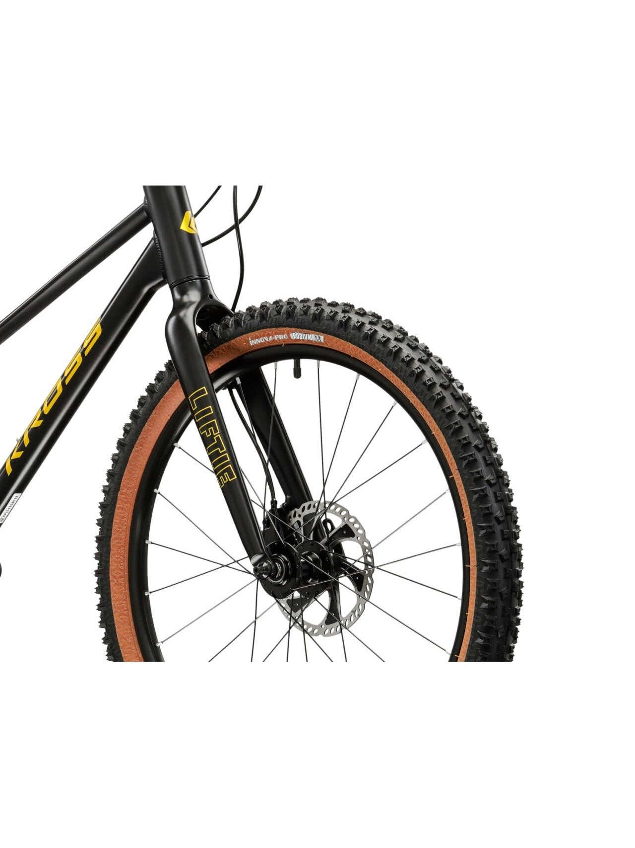 KROSS Liftie 24 X MY26 / Black-Yellow Matt / lengvas vaikiškas dviratis (24") 4