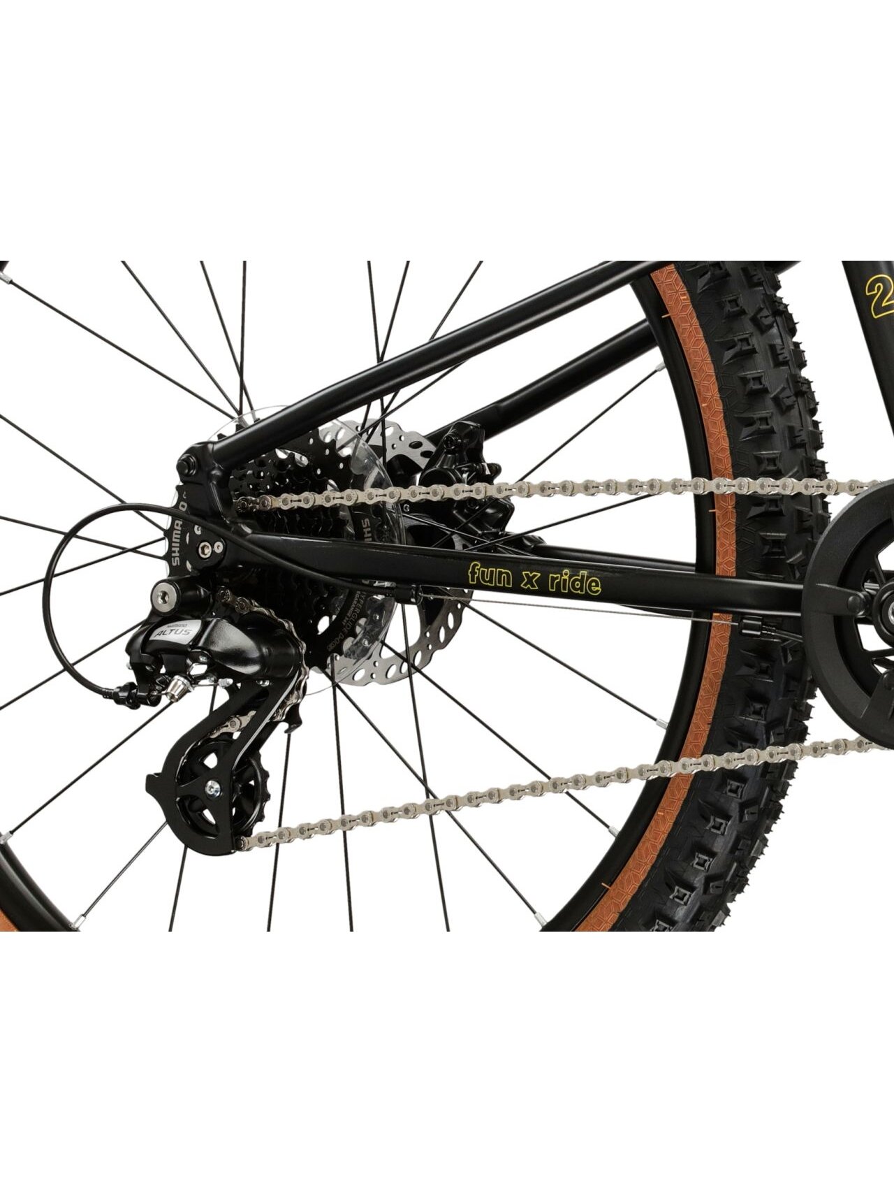 KROSS Liftie 24 X MY26 / Black-Yellow Matt / lengvas vaikiškas dviratis (24") 7