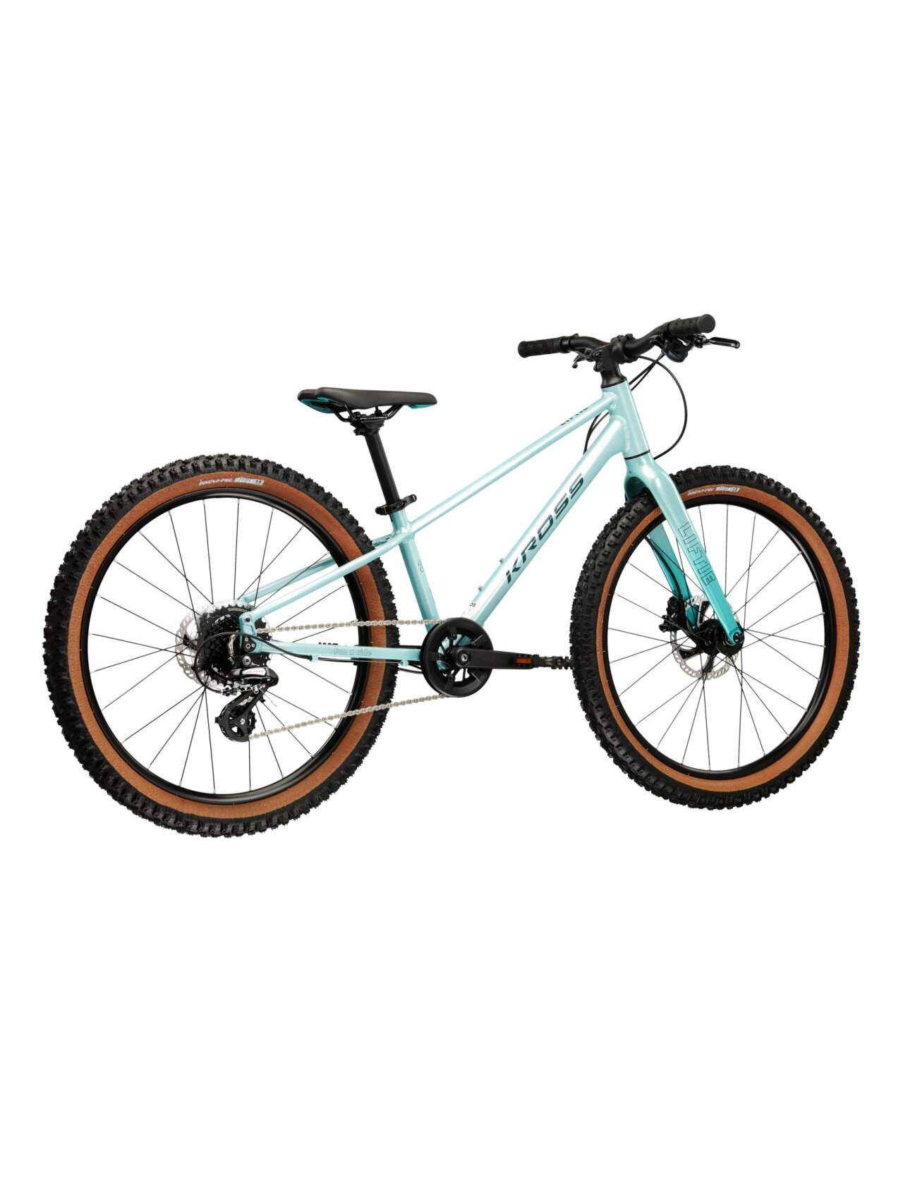 KROSS Liftie 24 X MY26 / Turquoise-Black Gloss / lengvas vaikiškas dviratis (24") 2 KROSS Liftie 24 X MY26 / Turquoise-Black Gloss / lengvas vaikiškas dviratis (24") 2