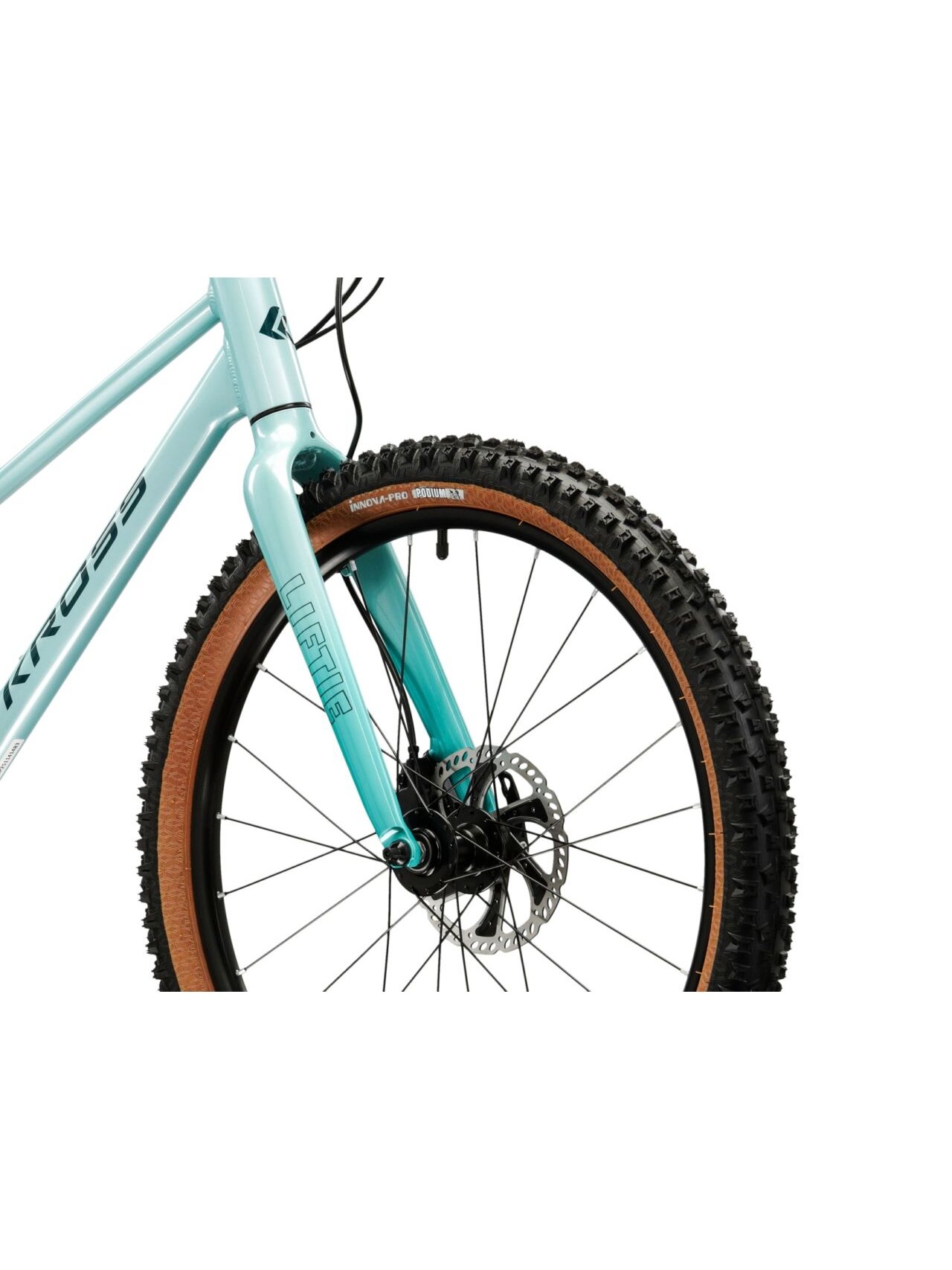KROSS Liftie 24 X MY26 / Turquoise-Black Gloss / lengvas vaikiškas dviratis (24") 5