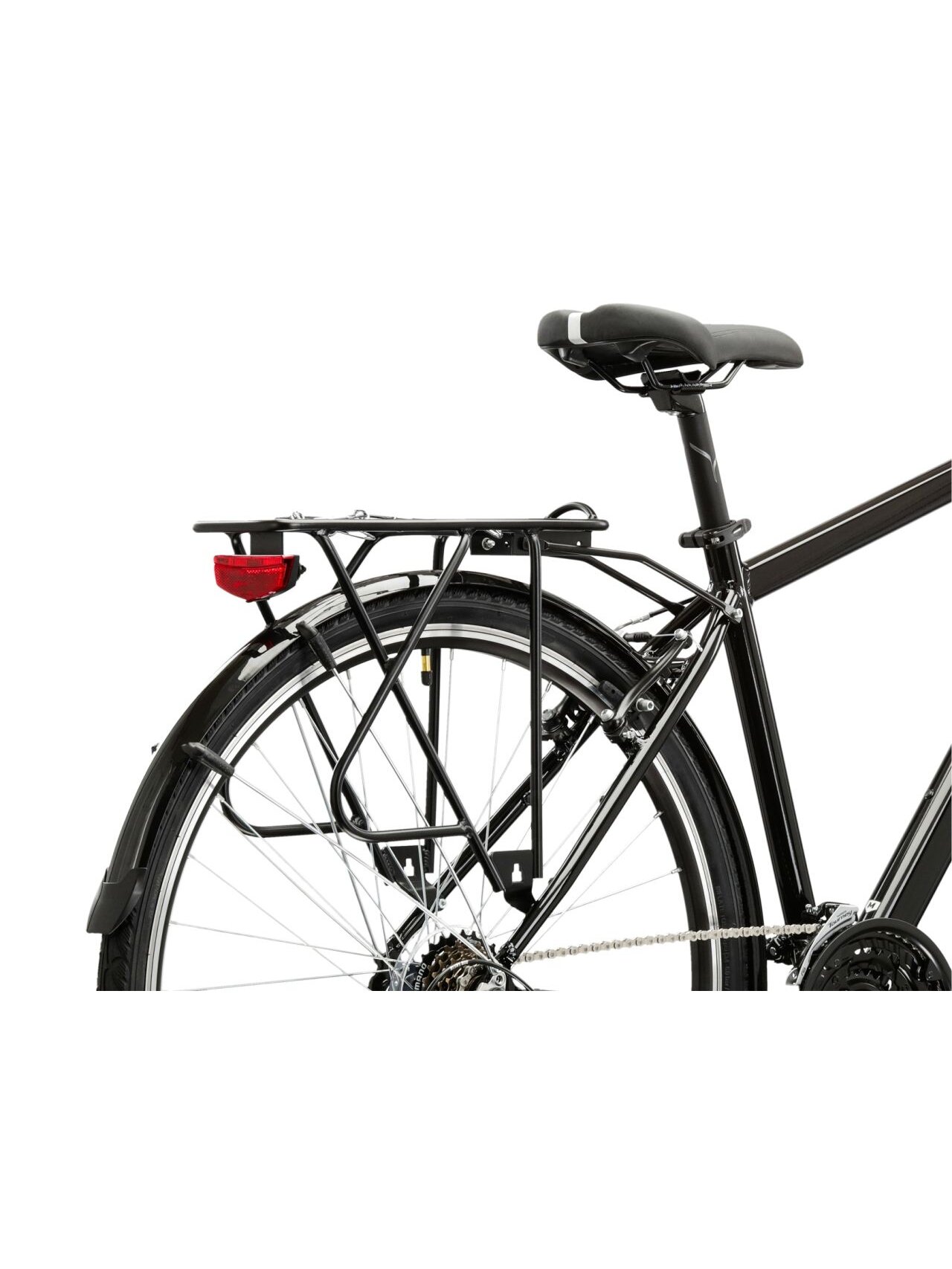 KROSS Trans 1.0 / Black-Grey Gloss / miesto dviratis (28") 2