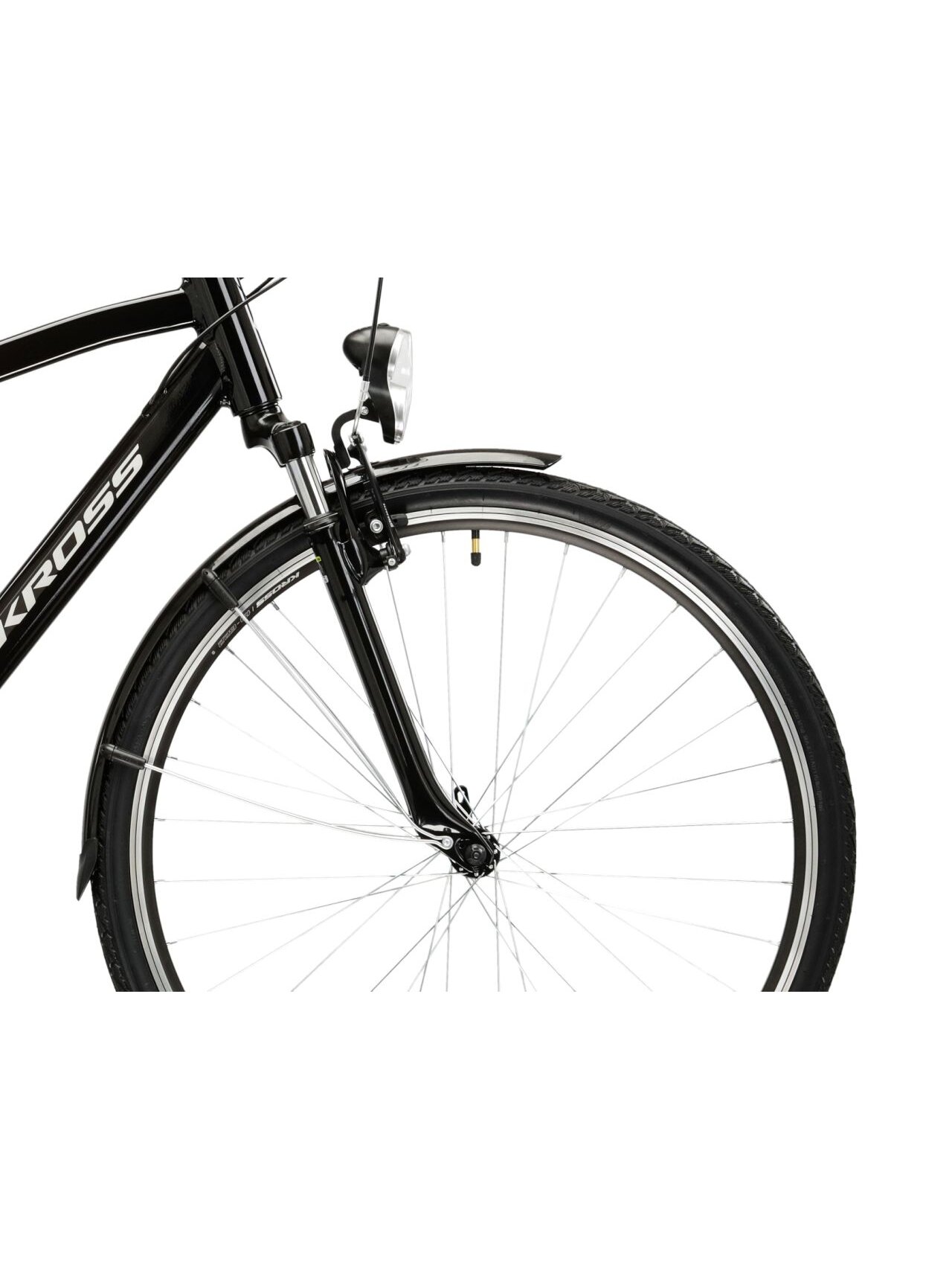 KROSS Trans 1.0 / Black-Grey Gloss / miesto dviratis (28") 4