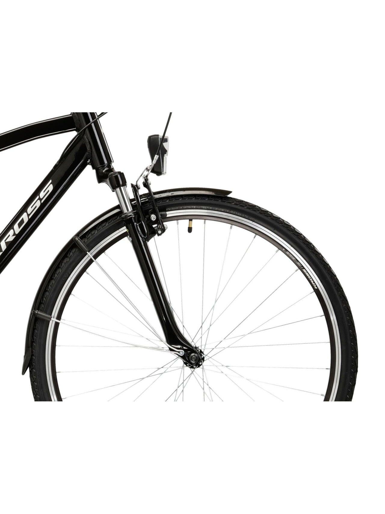 KROSS Trans 1.0 D / Black-Silver Gloss / miesto dviratis (28") MY26 5