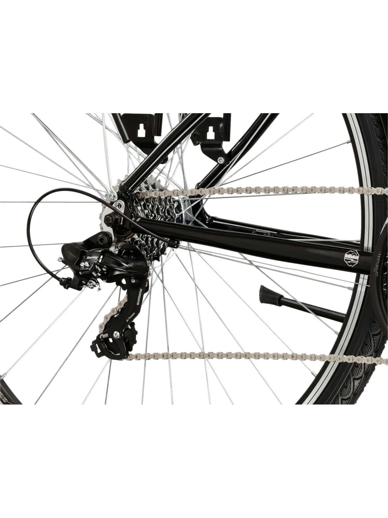 KROSS Trans 1.0 D / Black-Silver Gloss / miesto dviratis (28") MY26 6 KROSS Trans 1.0 D / Black-Silver Gloss / miesto dviratis (28") MY26 6