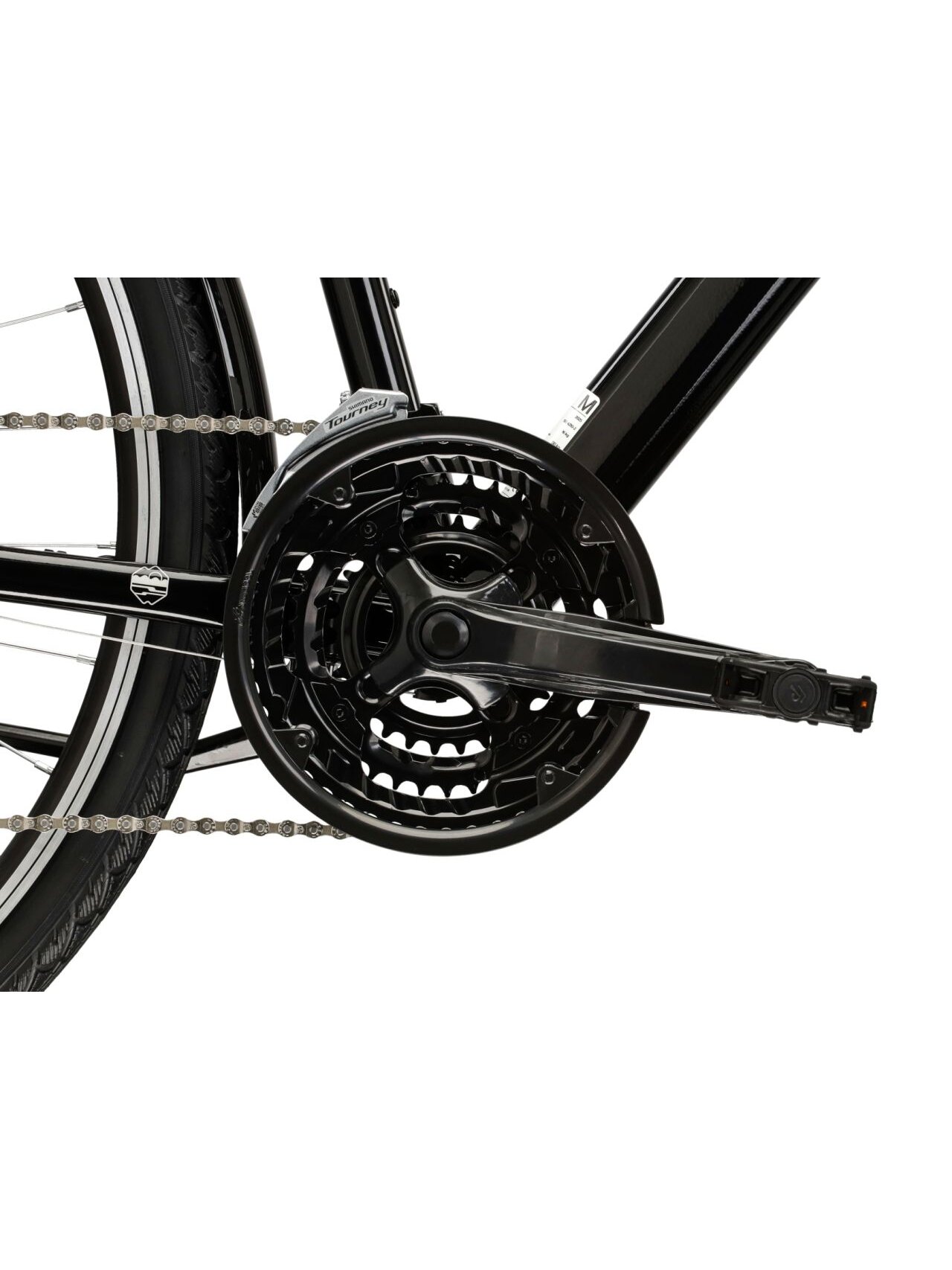 KROSS Trans 1.0 D / Black-Silver Gloss / miesto dviratis (28") MY26 8 KROSS Trans 1.0 D / Black-Silver Gloss / miesto dviratis (28") MY26 8