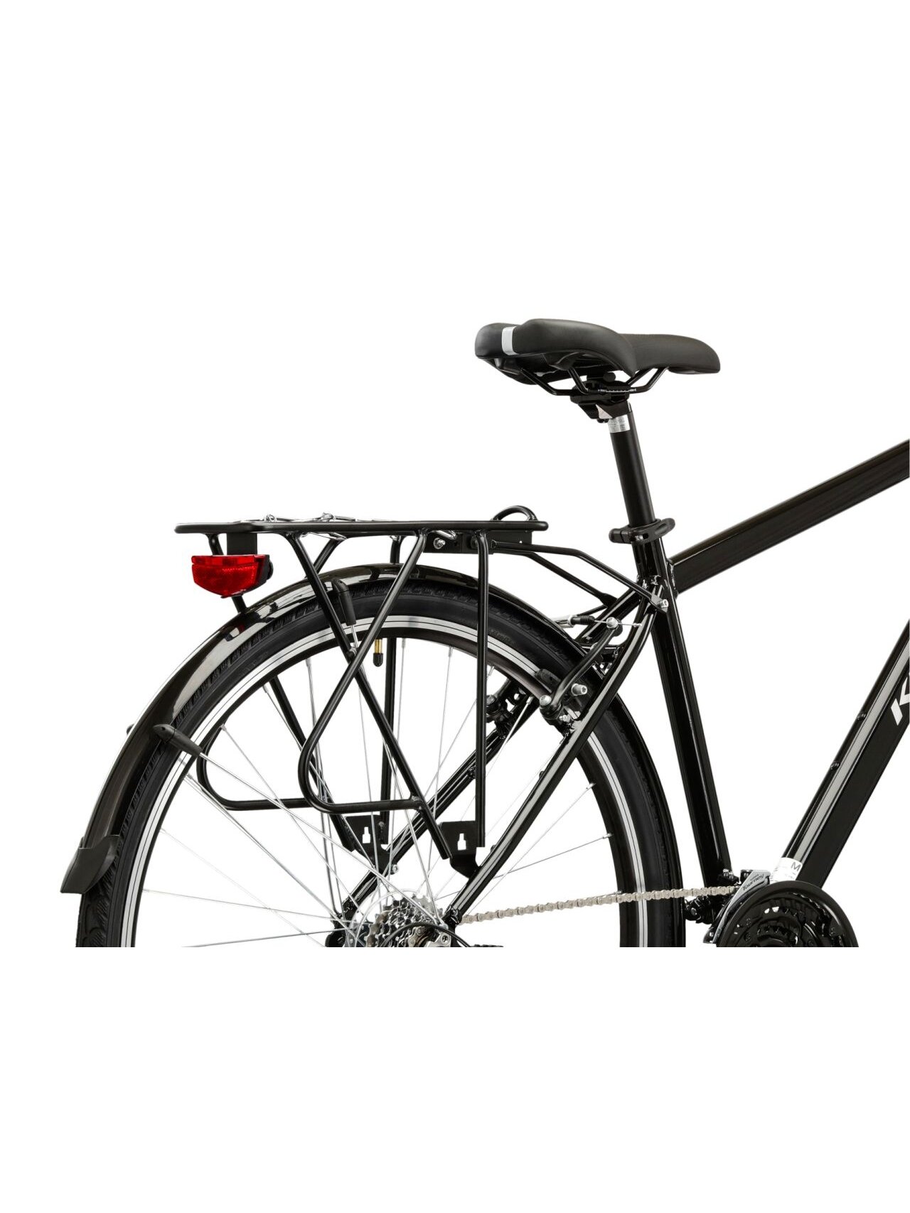 KROSS Trans 1.0 D / Black-Silver Gloss / miesto dviratis (28") MY26 9