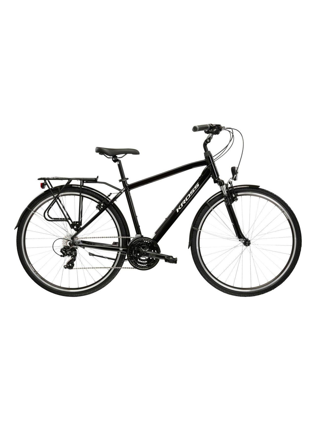 KROSS Trans 1.0 D / Black-Silver Gloss / miesto dviratis (28") MY26 KROSS Trans 1.0 D / Black-Silver Gloss / miesto dviratis (28") MY26