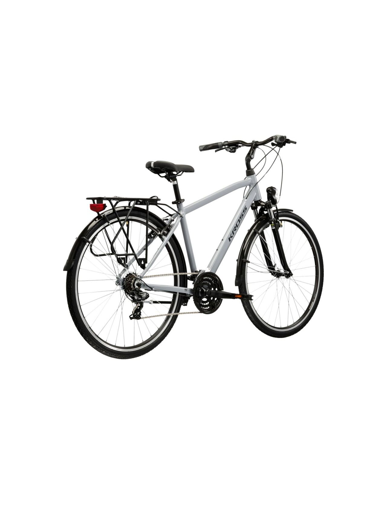 KROSS Trans 1.0 / Grey-Black Gloss / miesto dviratis (28") 2 KROSS Trans 1.0 / Grey-Black Gloss / miesto dviratis (28") 2