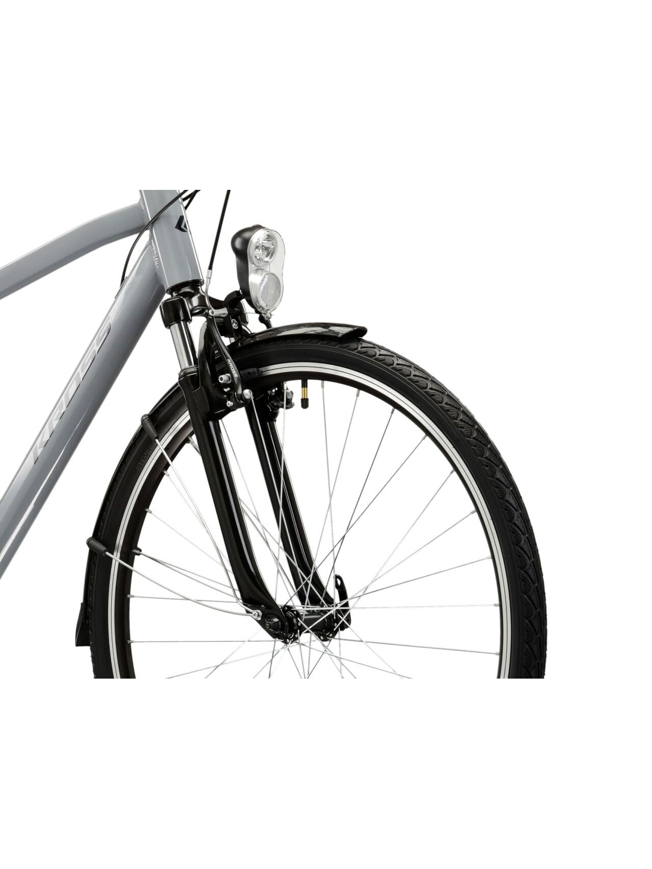 KROSS Trans 1.0 / Grey-Black Gloss / miesto dviratis (28") 4