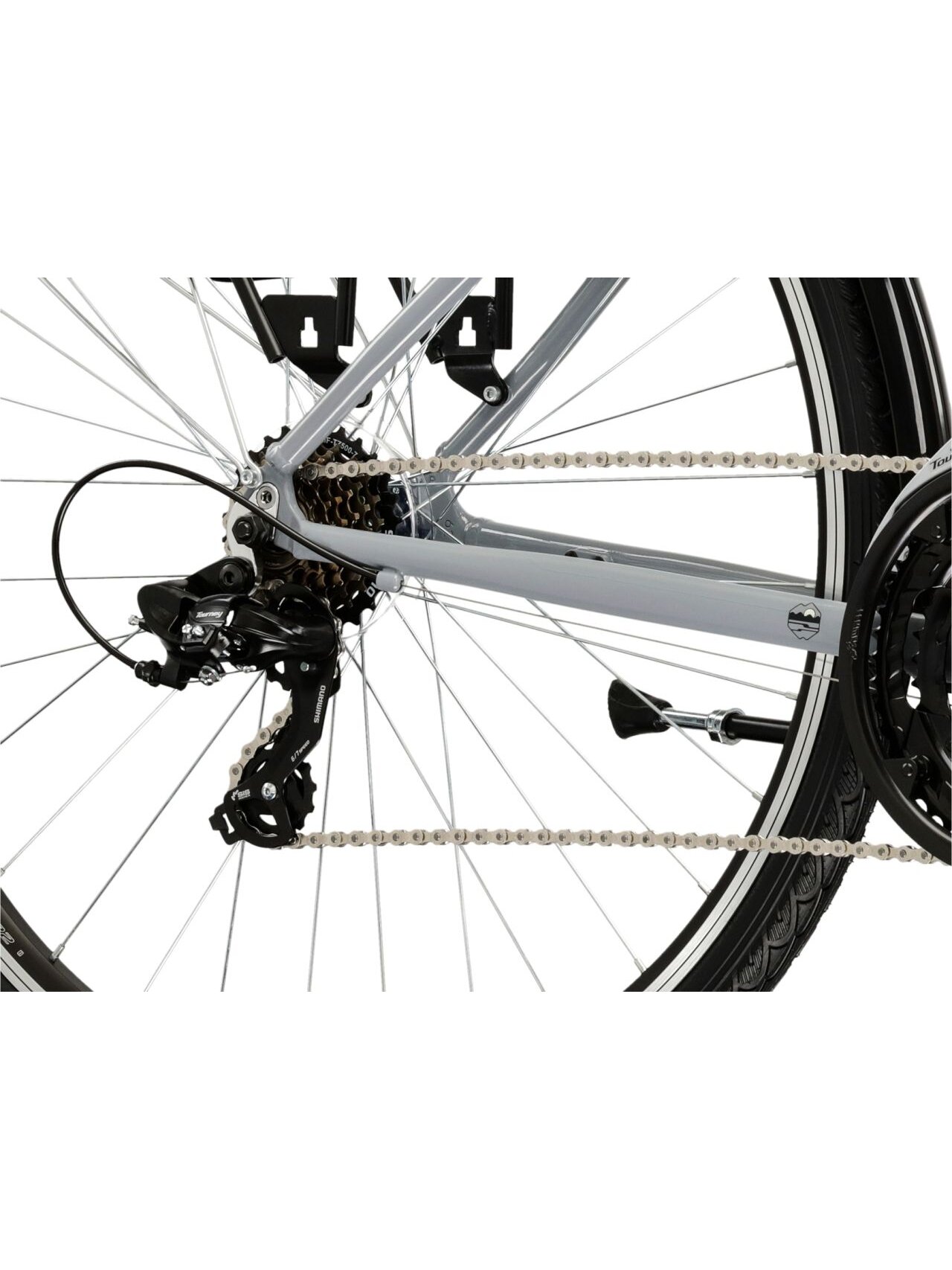 KROSS Trans 1.0 / Grey-Black Gloss / miesto dviratis (28") 7 KROSS Trans 1.0 / Grey-Black Gloss / miesto dviratis (28") 7