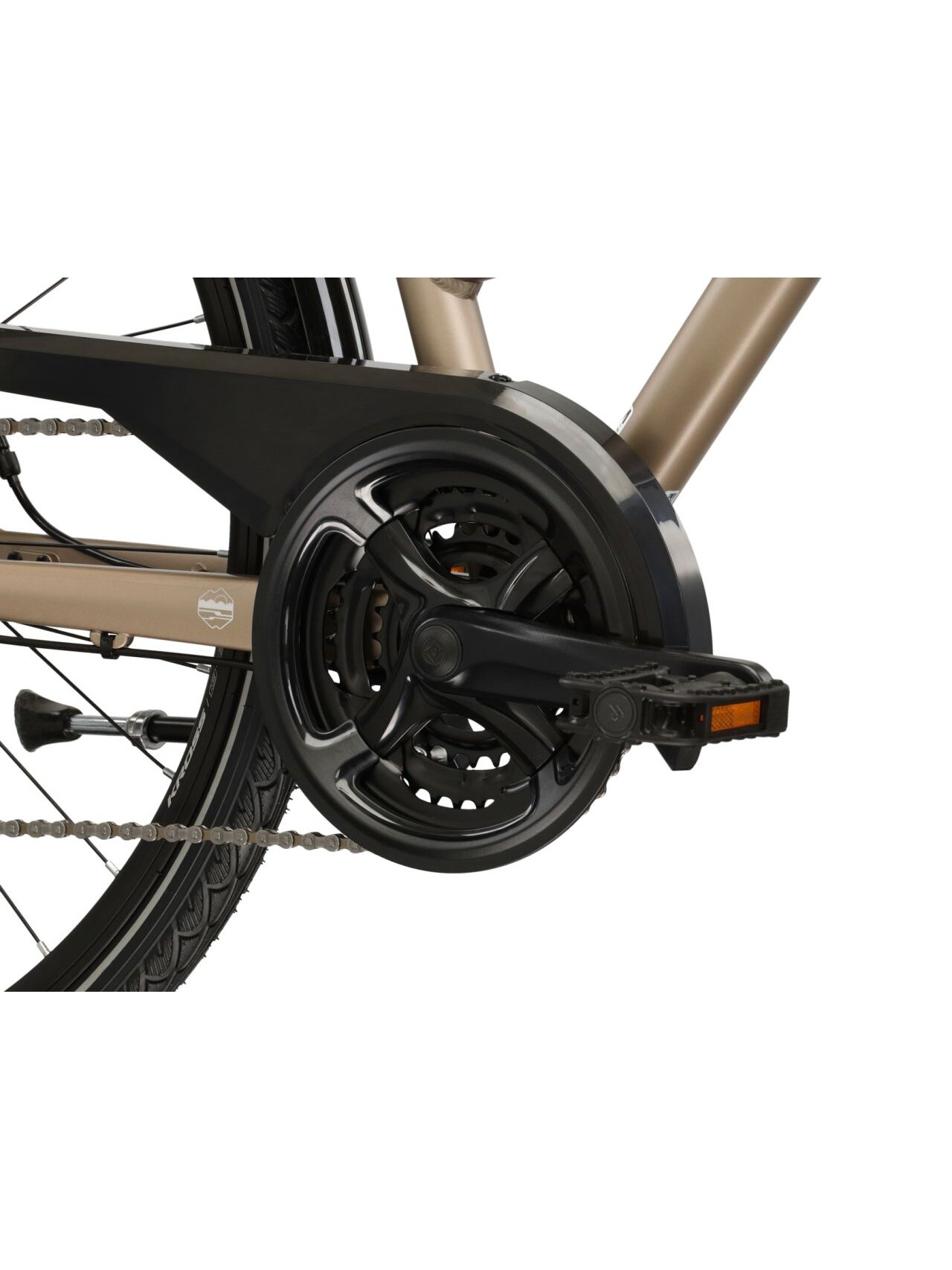 KROSS Trans 3.0 D MY26 / Brown-Silver Matte / moteriškas miesto dviratis (28") 9 KROSS Trans 3.0 D MY26 / Brown-Silver Matte / moteriškas miesto dviratis (28") 9