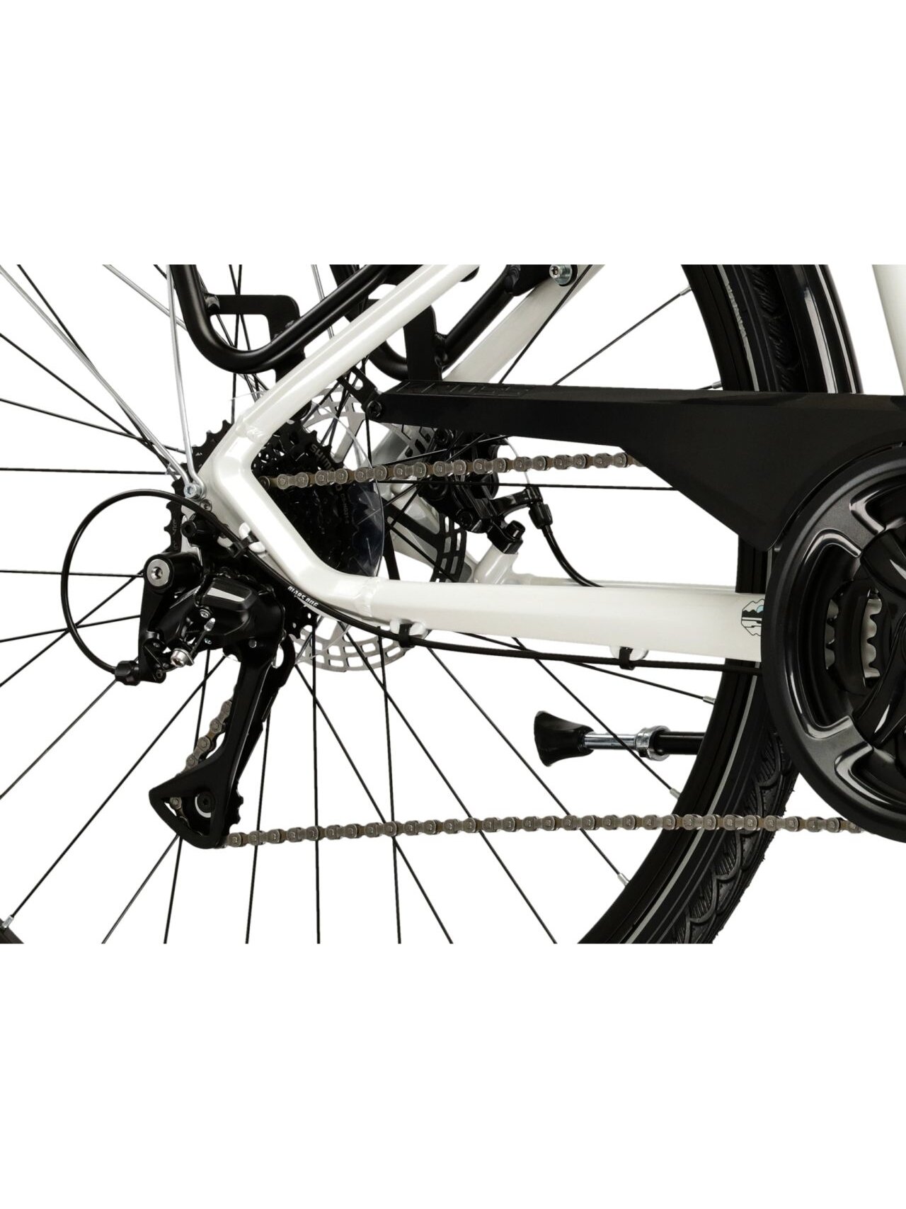 KROSS Trans 3.0 D MY26 / Pearl-Black Glossy / moteriškas miesto dviratis (28") 7 KROSS Trans 3.0 D MY26 / Pearl-Black Glossy / moteriškas miesto dviratis (28") 7