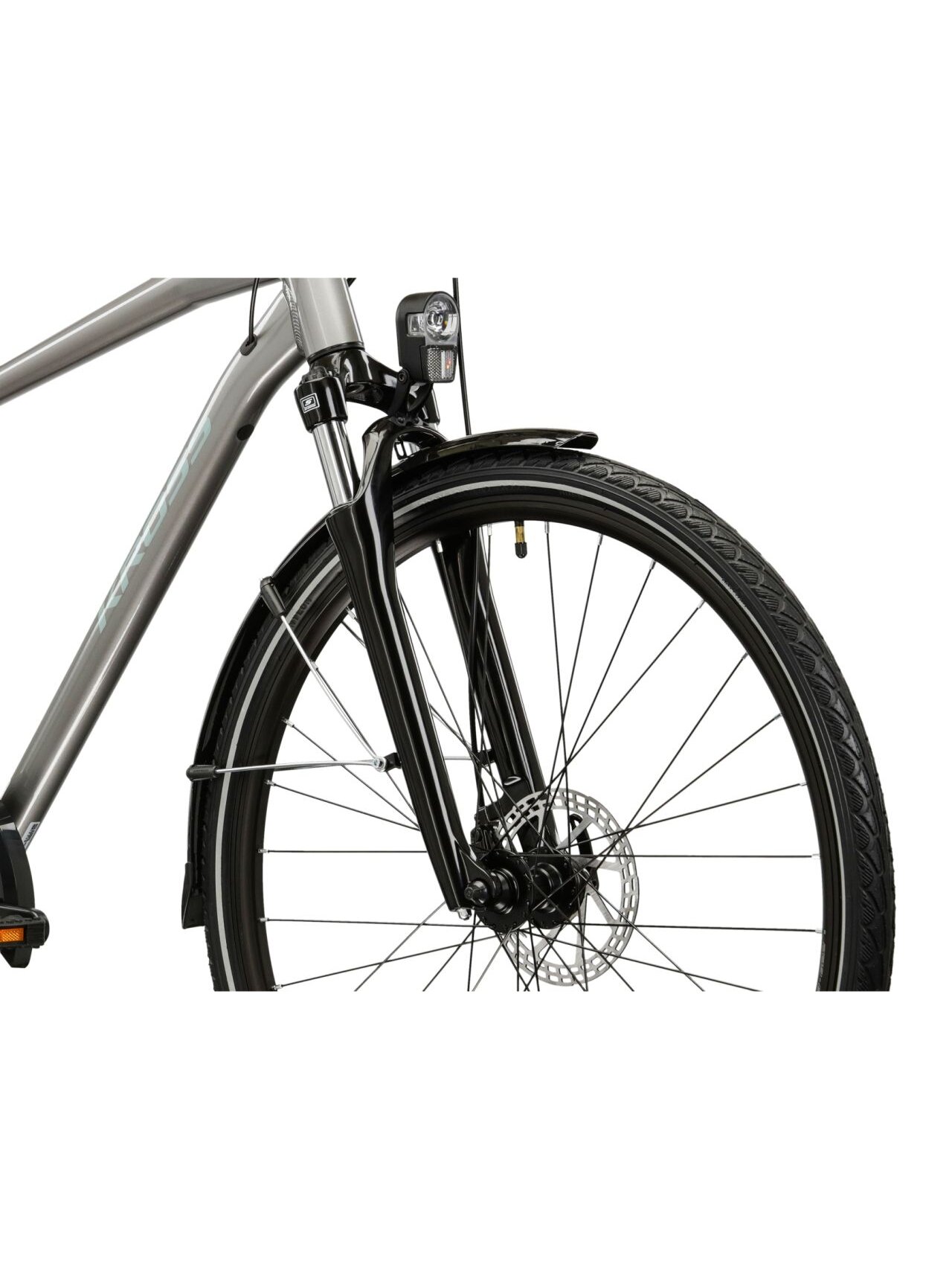 KROSS Trans 3.0 / Silver-Silver Blue Gloss / miesto dviratis (28") MY26 4