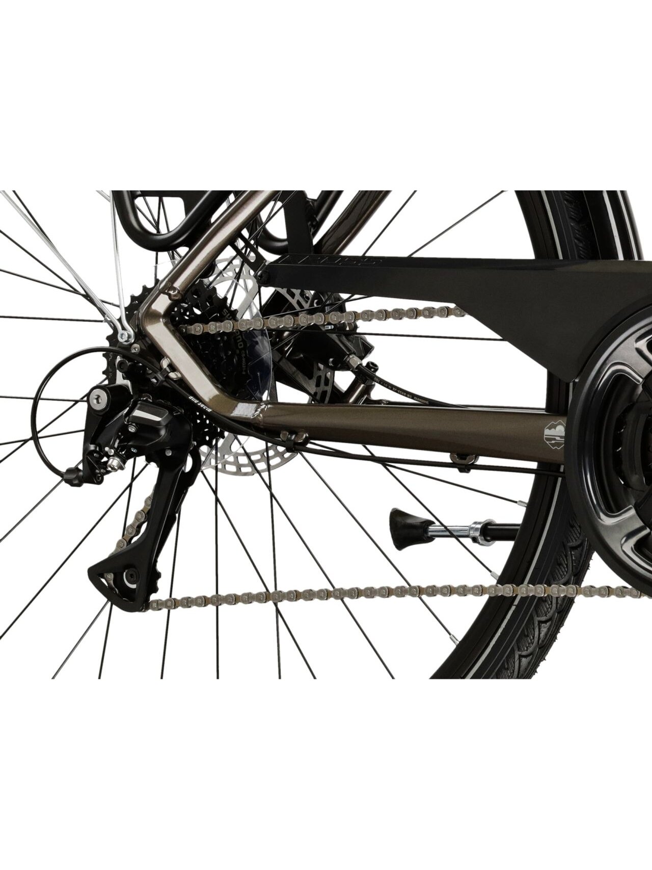 KROSS Trans 4.0 D / Brown-Silver Gloss / miesto dviratis (28") MY25 6 KROSS Trans 4.0 D / Brown-Silver Gloss / miesto dviratis (28") MY25 6