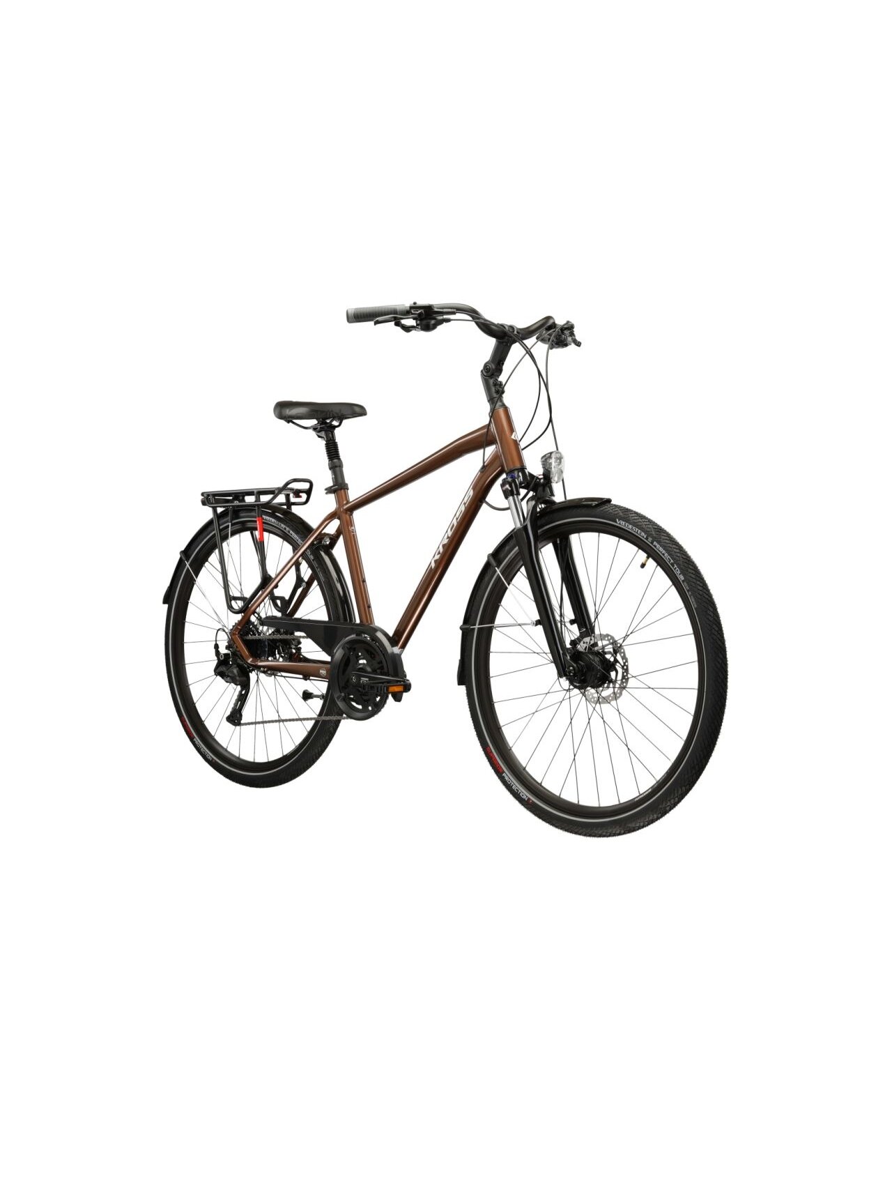 KROSS Trans 5.0 / Brown-Silver Gloss / miesto dviratis (28'') MY25 1 KROSS Trans 5.0 / Brown-Silver Gloss / miesto dviratis (28'') MY25 1