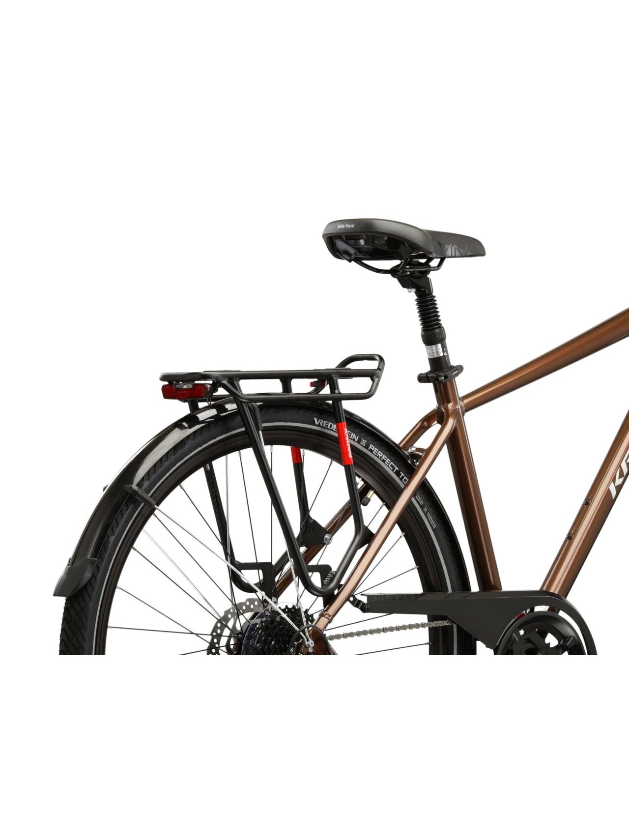 KROSS Trans 5.0 / Brown-Silver Gloss / miesto dviratis (28'') MY25 10