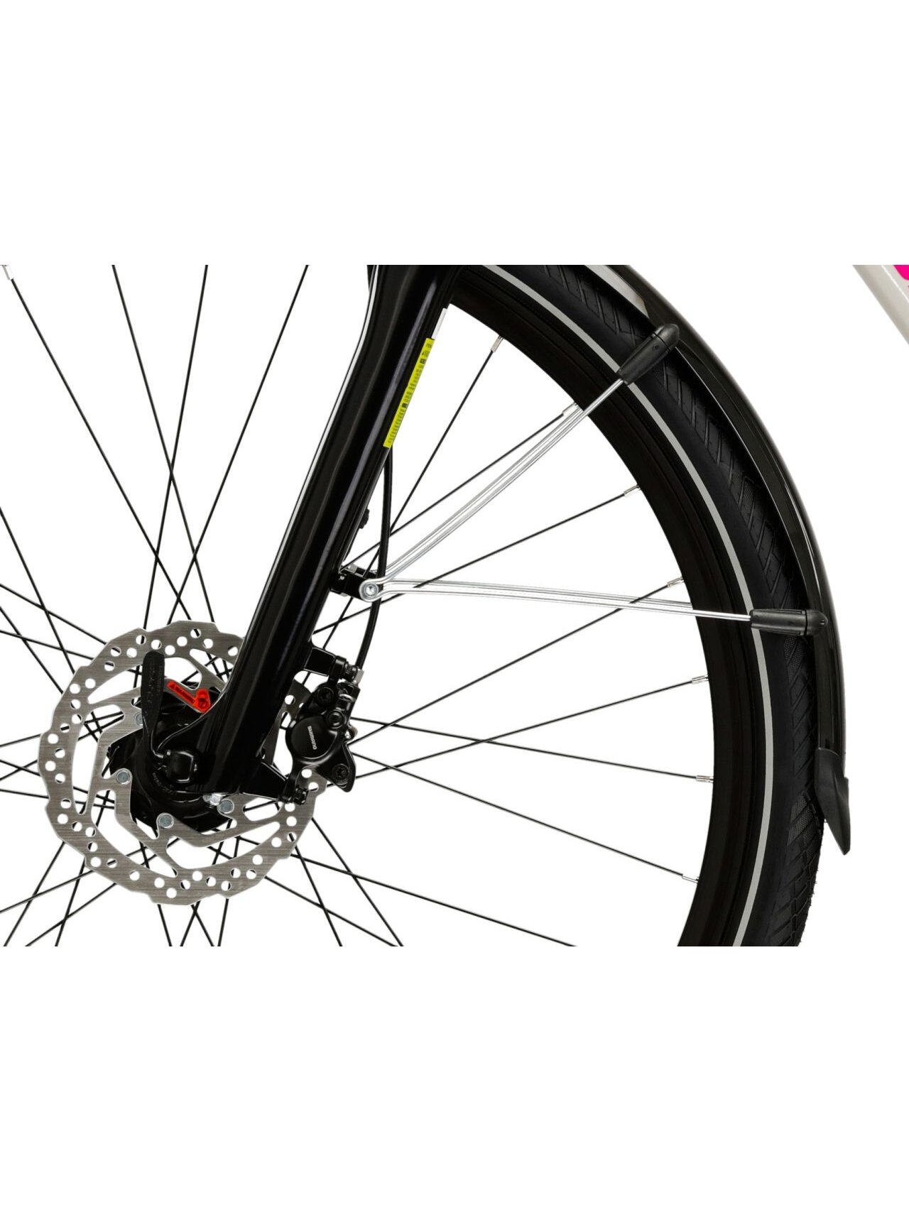 KROSS Trans 5.0 D / Grey-Pink Gloss / moteriškas miesto dviratis (28") MY25 6
