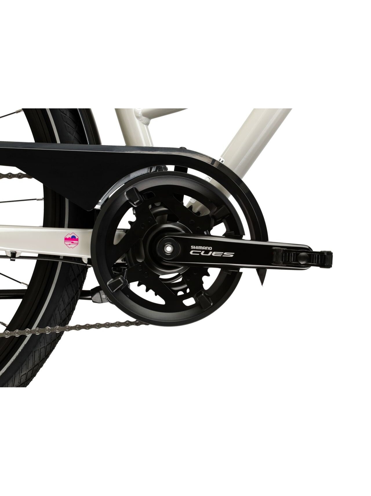 KROSS Trans 5.0 D / Grey-Pink Gloss / moteriškas miesto dviratis (28") MY25 9