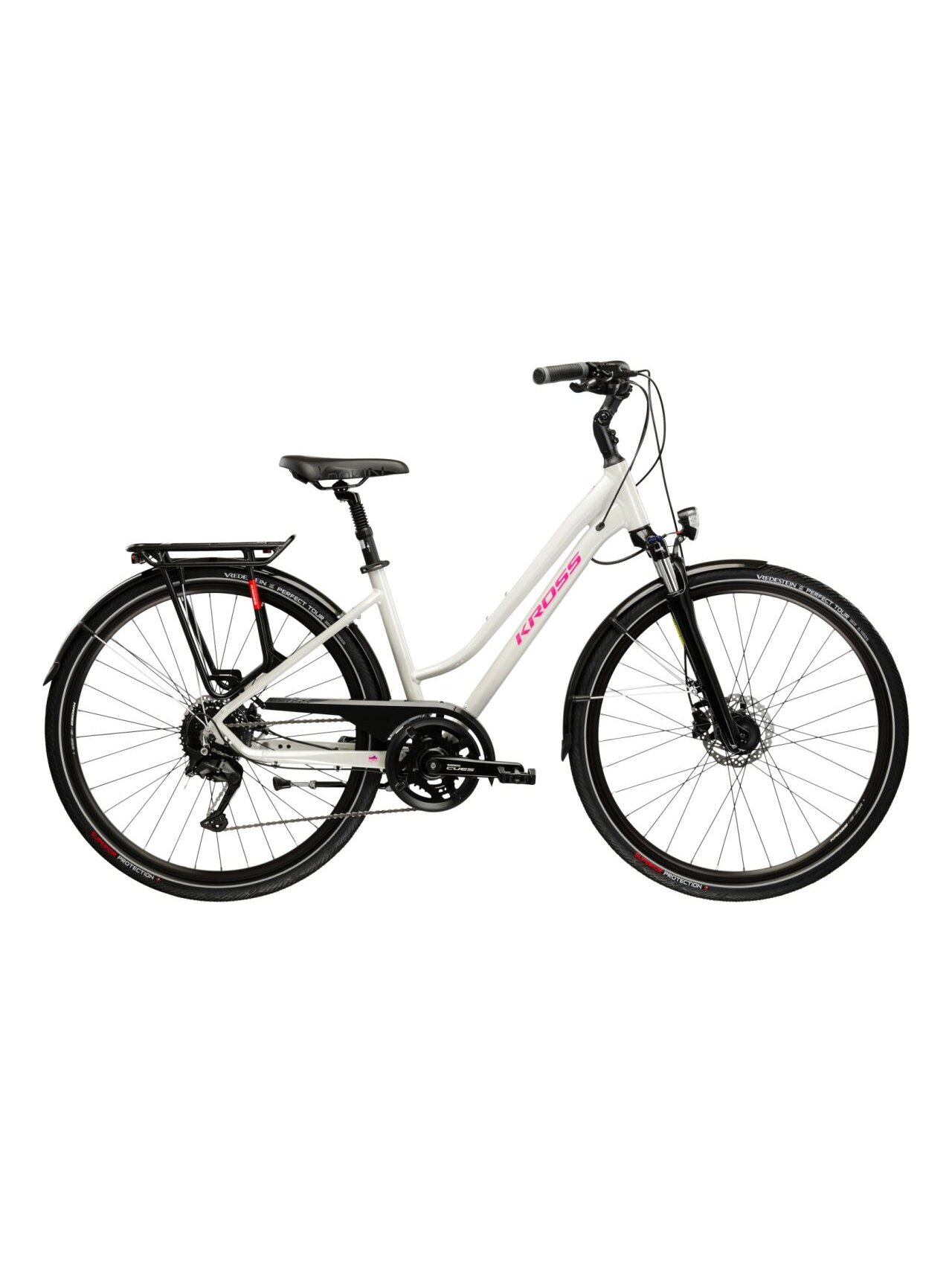 KROSS Trans 5.0 D / Grey-Pink Gloss / moteriškas miesto dviratis (28") MY25 KROSS Trans 5.0 D / Grey-Pink Gloss / moteriškas miesto dviratis (28") MY25