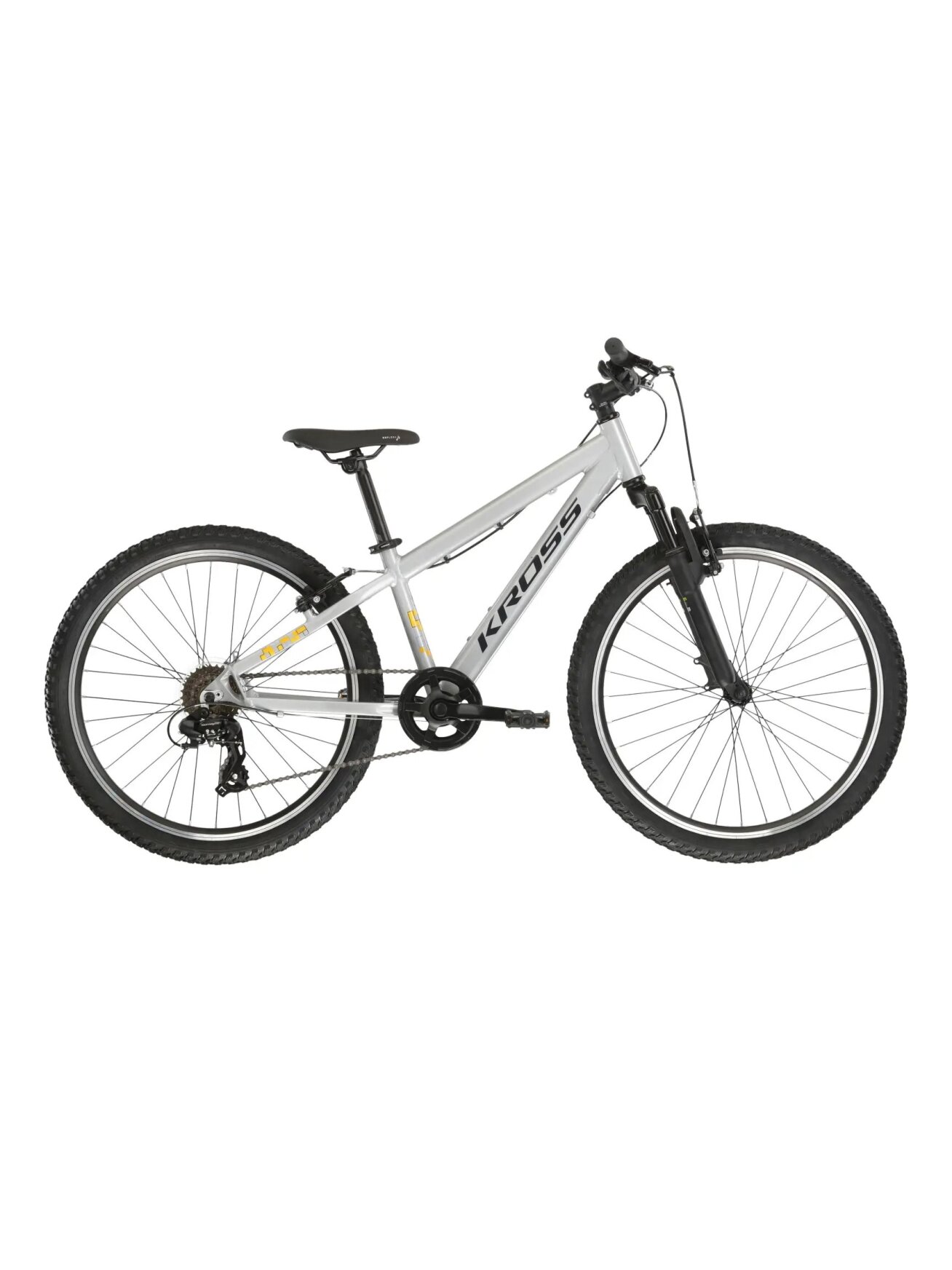 KROSS Dust JR 1.0 gry-bla g vaikiškas kalnų (MTB) dviratis (24") KROSS Dust JR 1.0 gry-bla g vaikiškas kalnų (MTB) dviratis (24")