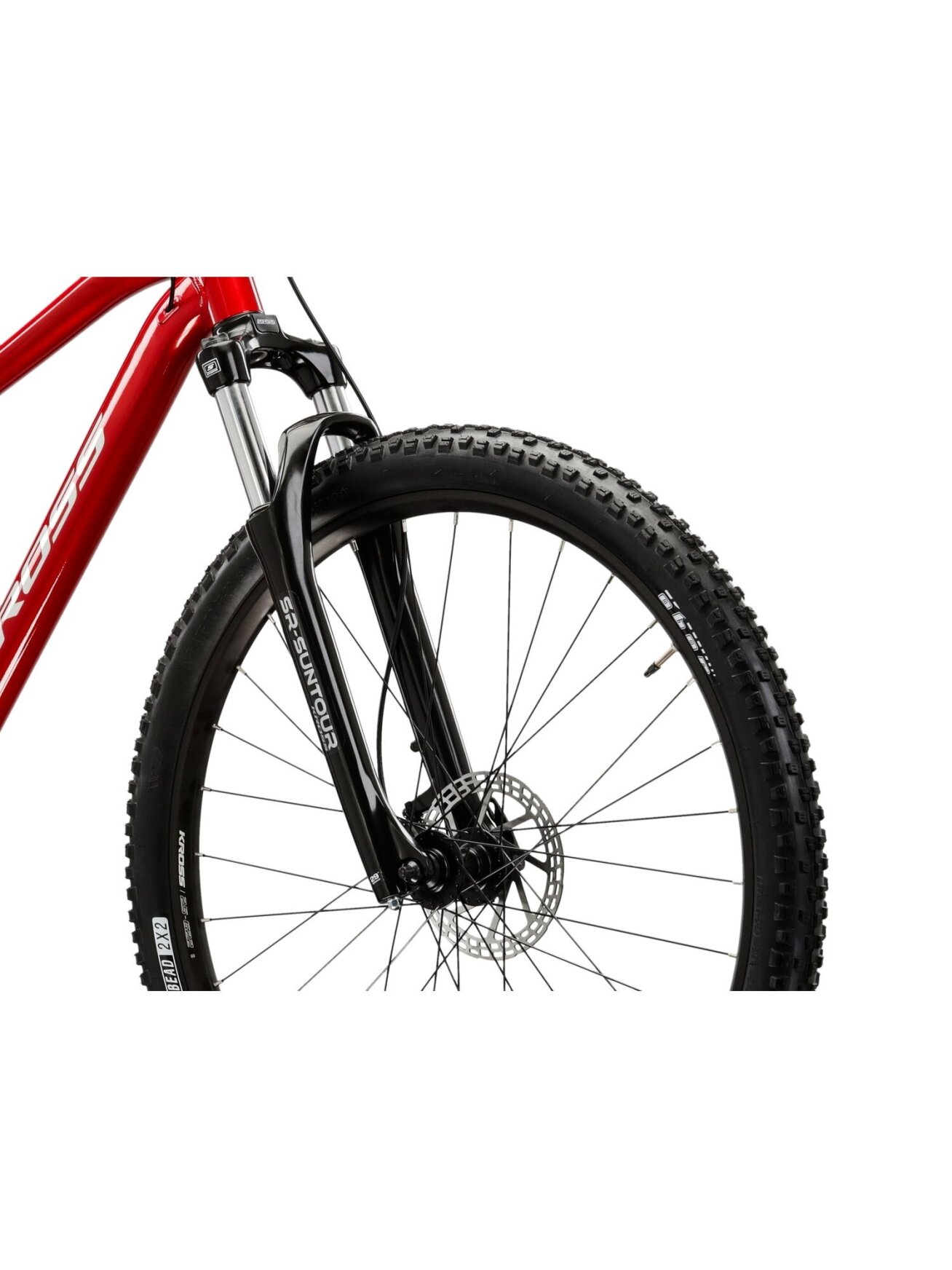 KROSS Hexagon 4.0 red-sil g kalnų (MTB) dviratis (27.5") MY25 5
